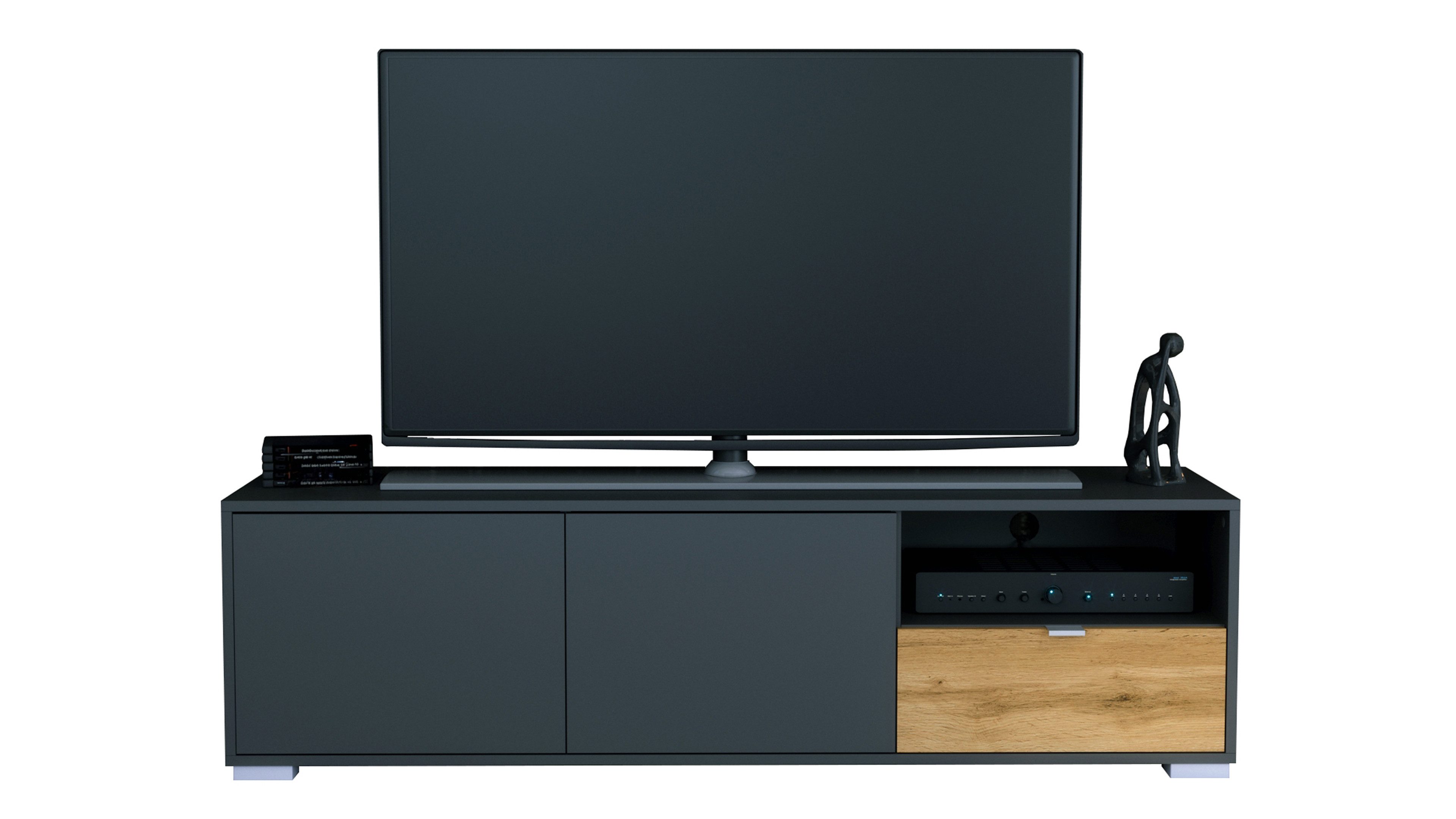 Vladon Lowboard Milano (Lowboard mit 2 günstig online kaufen