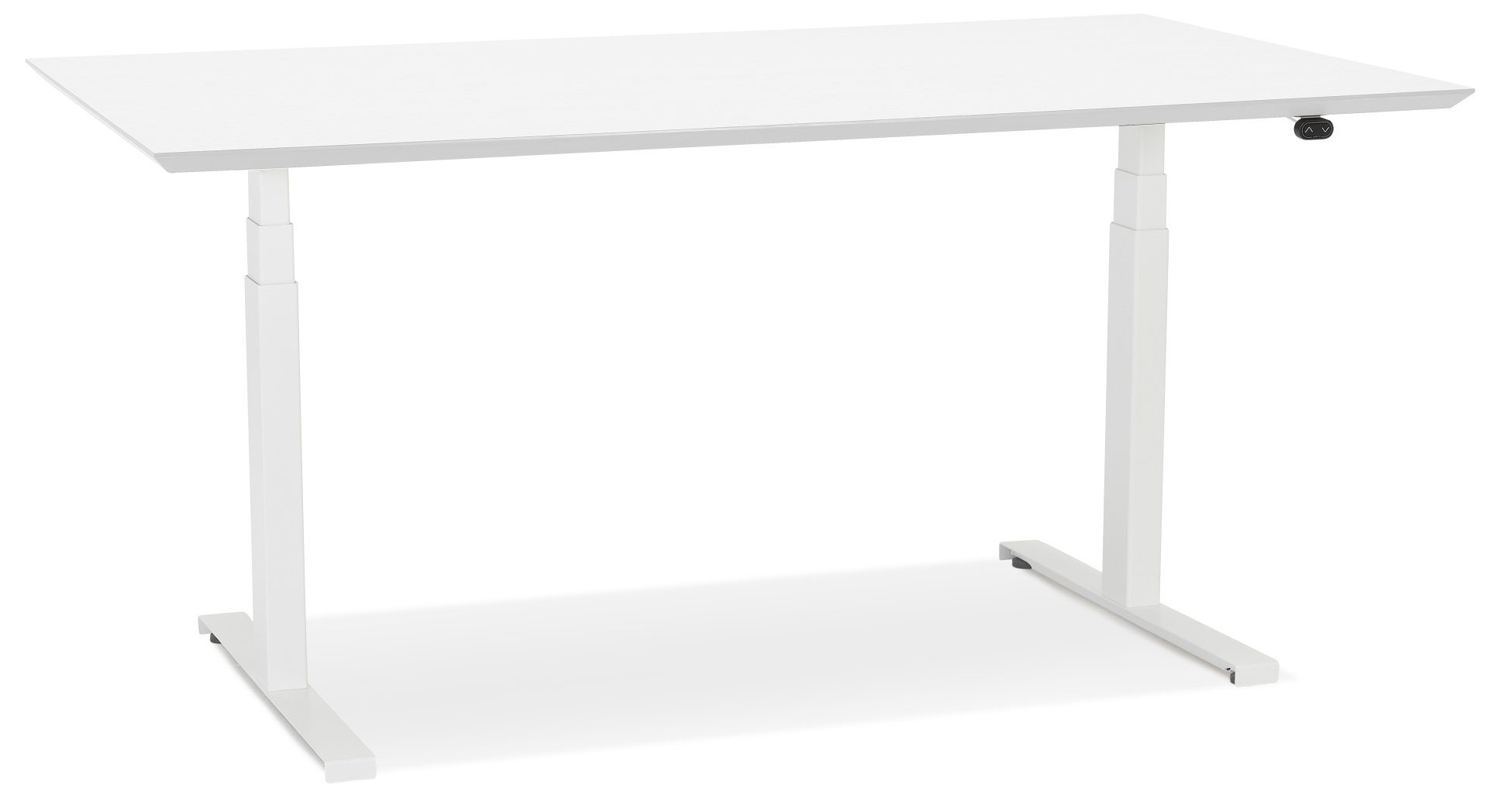 Kokoon Reinweiß Design | Weiß Schreibtisch SIDEBU