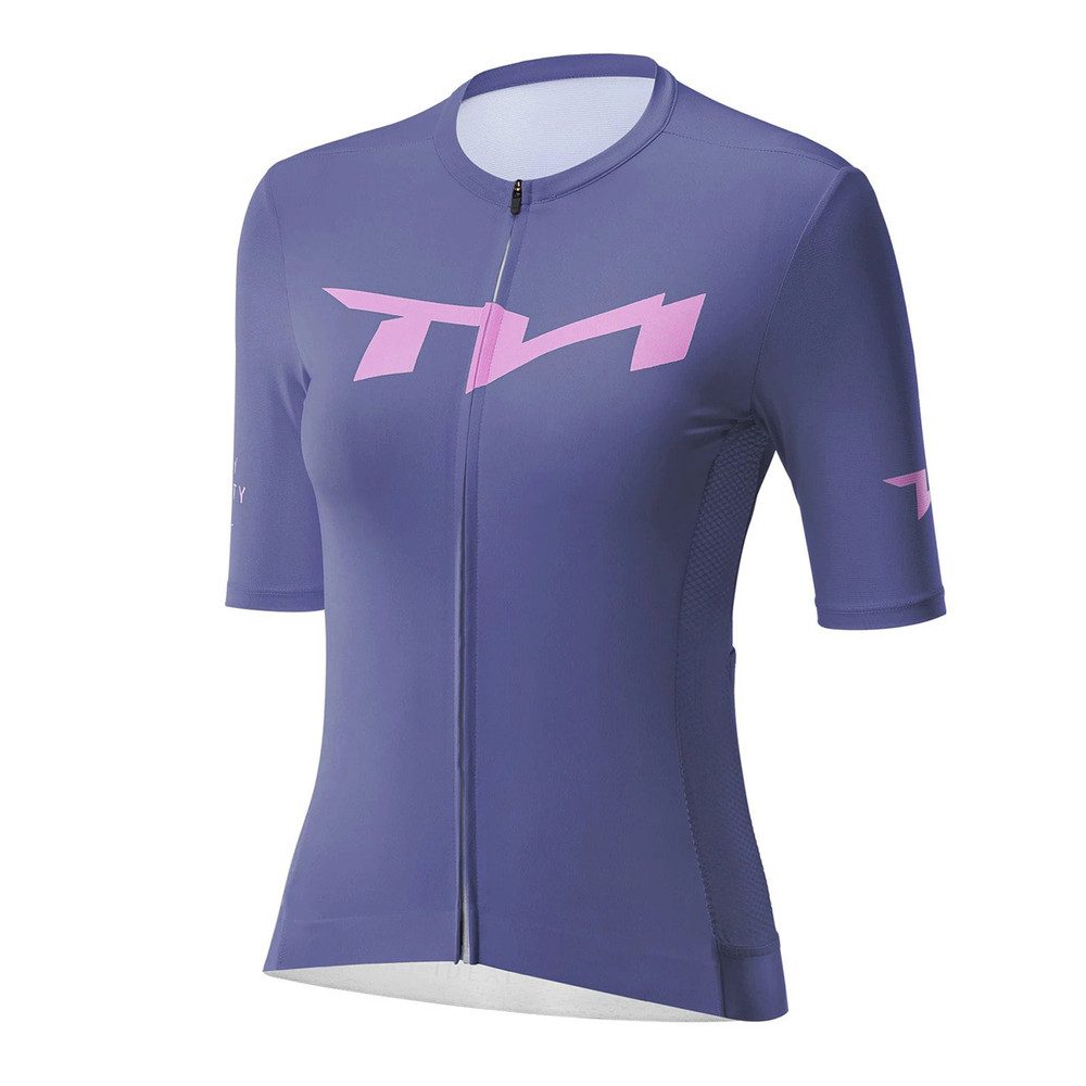 ROCKBROS Radtrikot Fahrradtrikot Rennradtrikot Kurzarmtrikot (Spar-Set, 1-tlg., 82 cm Brust atmungsaktiv) YKK-Zip, 3 Rückentaschen, Mesh-Einsätze
