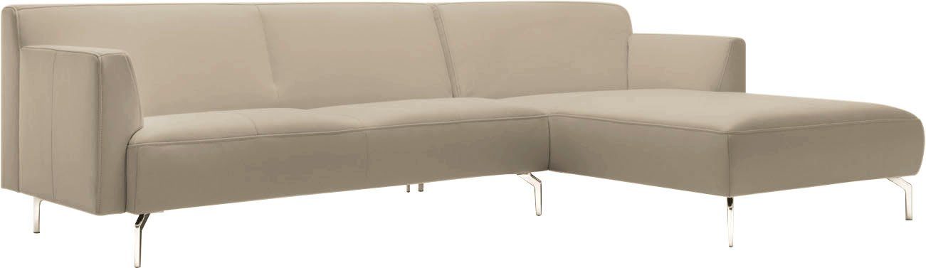 hs.446, in minimalistischer, Optik, 317 sofa schwereloser hülsta cm Ecksofa Breite