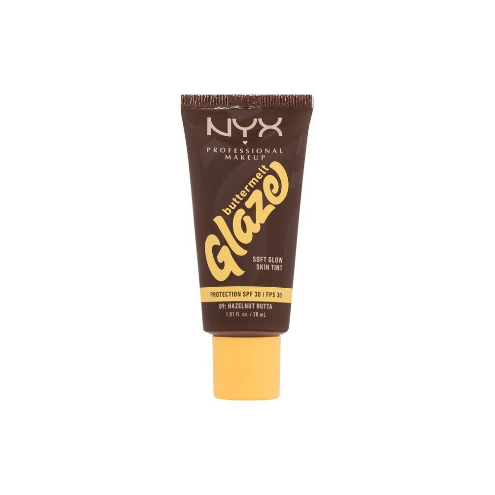 Nyx Professional Make Up Körperpflegemittel BUTTERMELT GLAZE Sonnenschutzfarbe + SPF30 #09 -Hazelnut Butta 30 ml