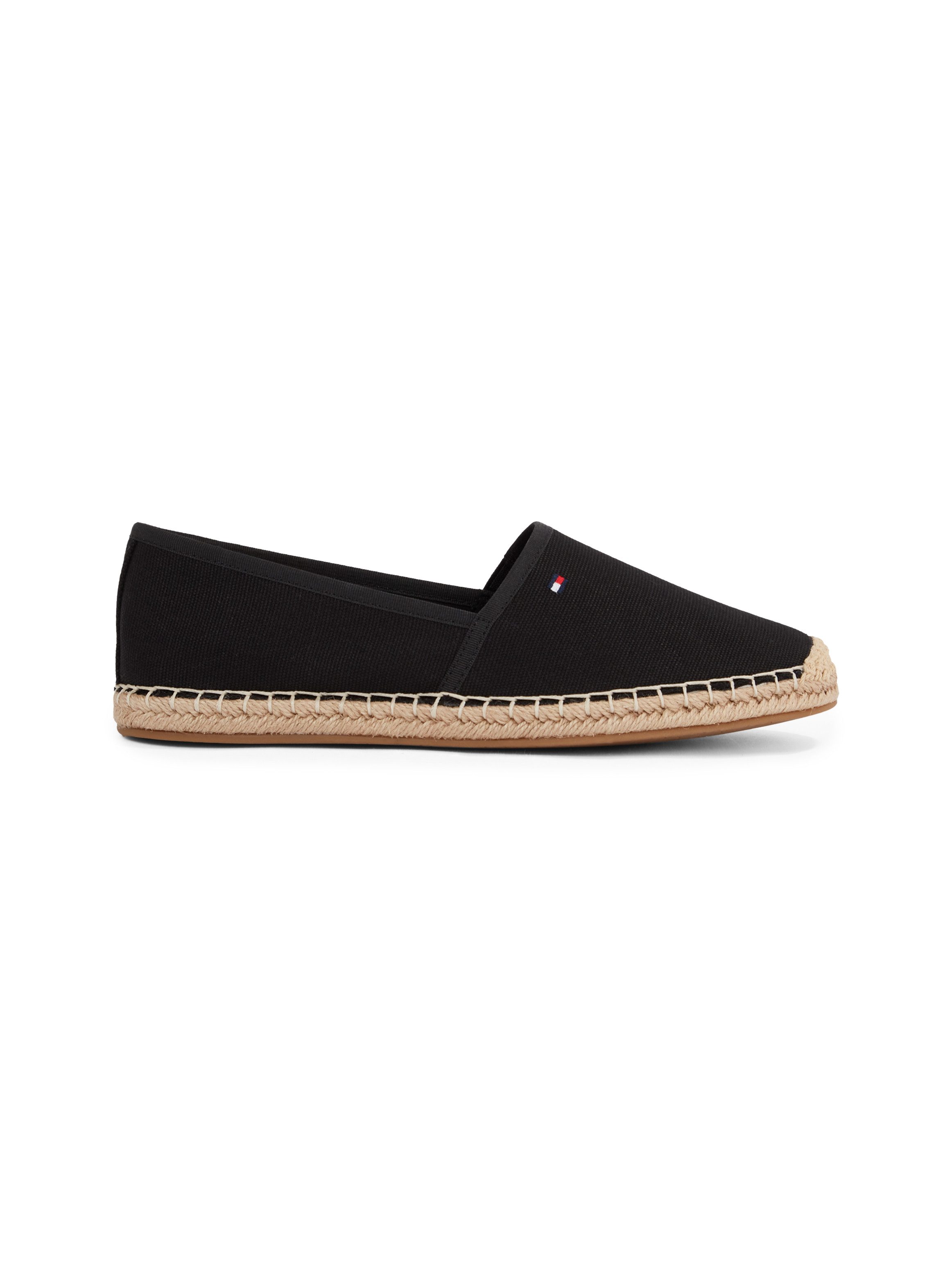 Tommy Hilfiger FLAG CANVAS ESPADRILLE Espadrille,Slipper, Flats, Bequemschuh, Jutebezug und Ziernähten, schmale Form