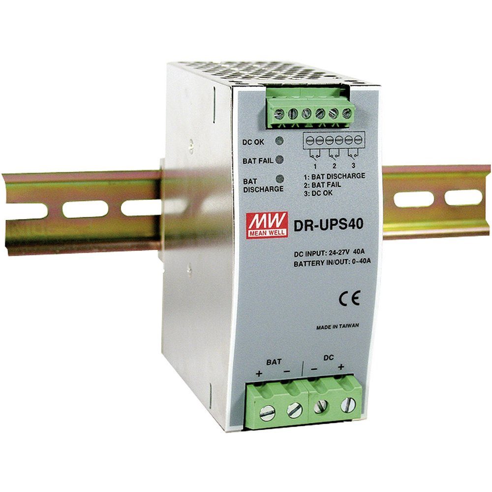 MW Mean Well DR-UPS40 Hutschienen-Netzteil (DIN-Rail) 24 V/DC 40 A 11 Hutschienen-Netzteil