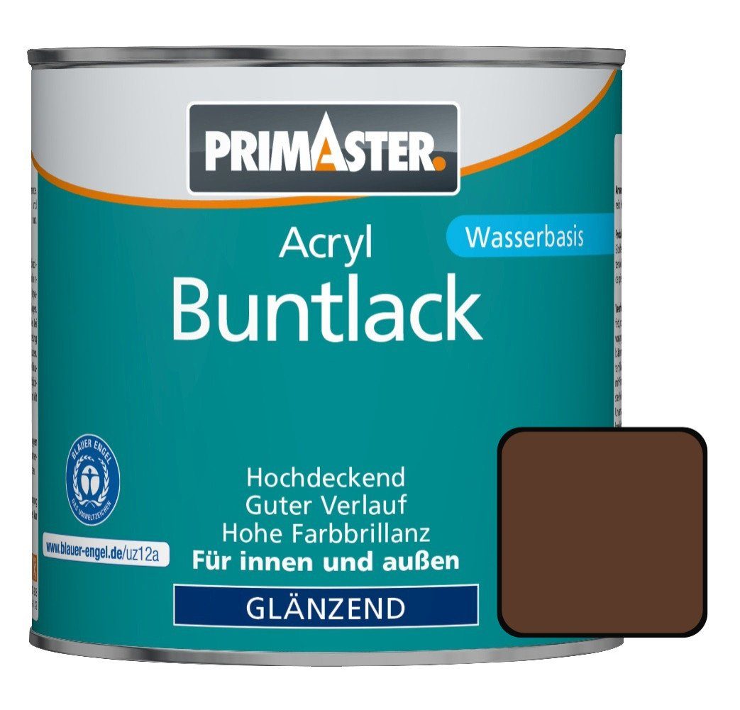 Acryl-Buntlack Primaster Acryl Buntlack RAL 8011 750 ml nussbraun