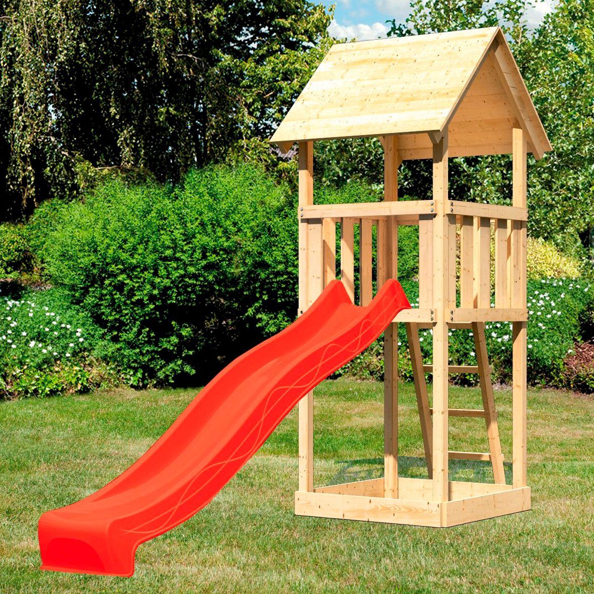 KONIFERA Spielturm Rosie, BxTxH: 107x107x291 cm