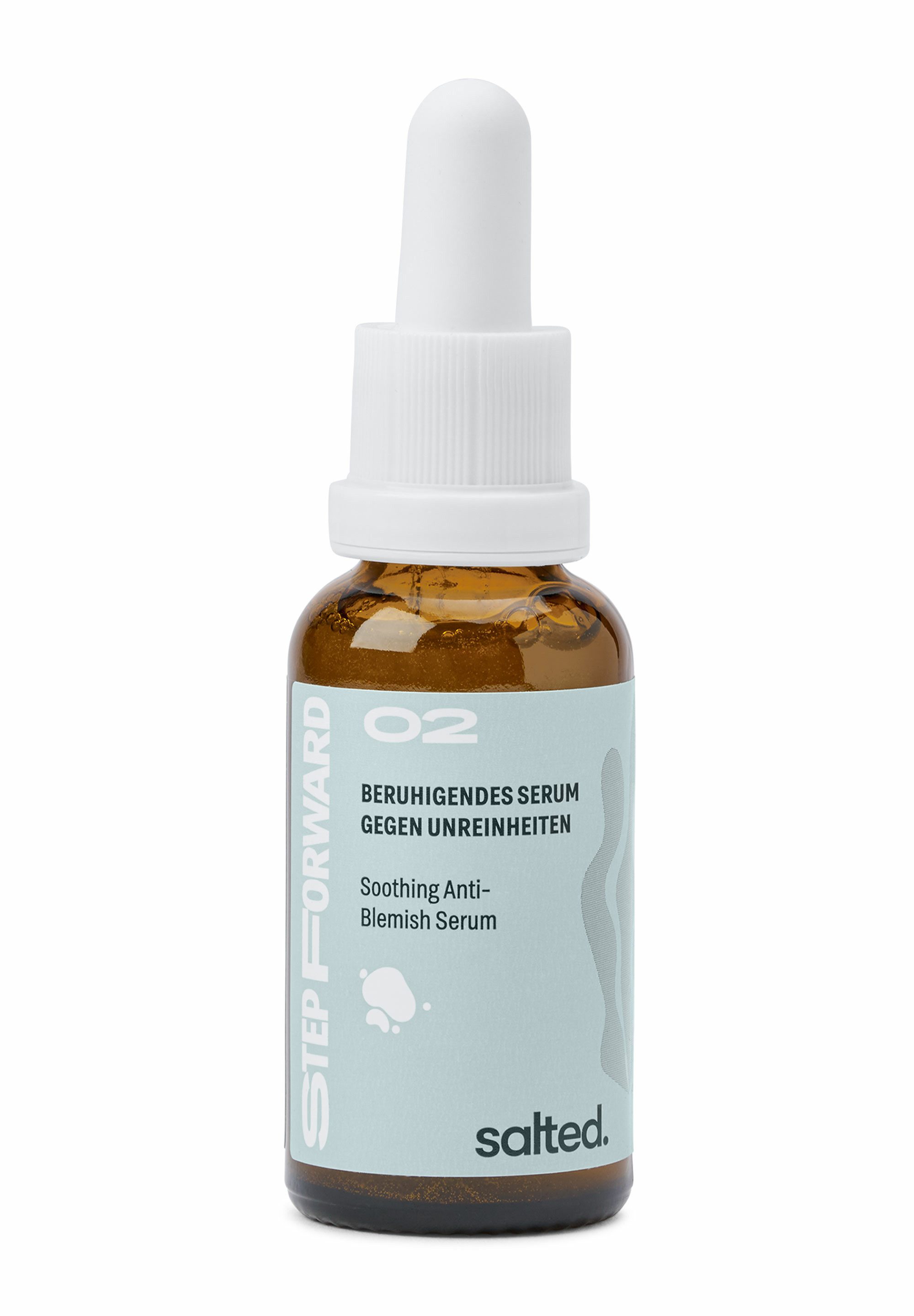 salted. Gesichtsserum Beruhigendes Serum gegen Unreinheiten, ohne Duft, gegen Pickel