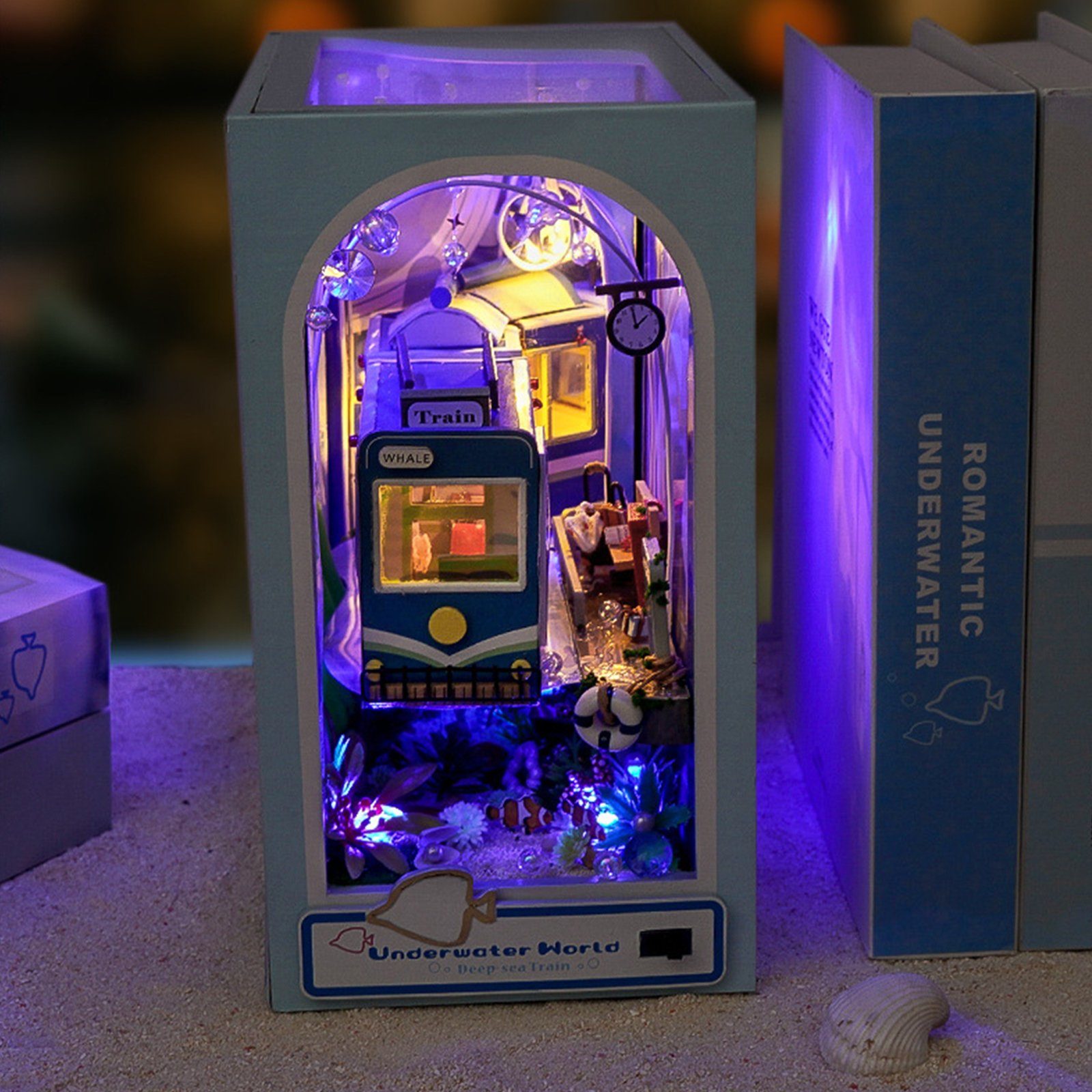 OKWISH 3D-Puzzle Miniatur Holz Bücherregal DIY günstig online kaufen