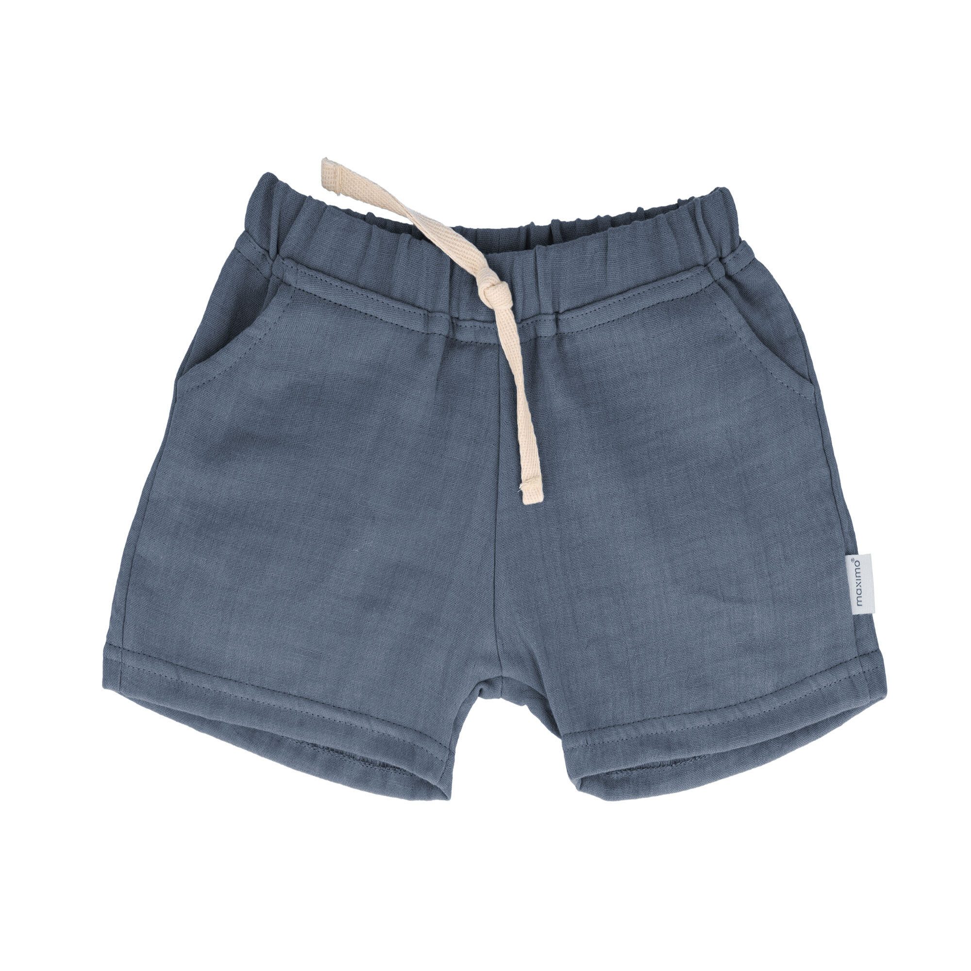 MAXIMO Stoffhose GOTS BABY BOY-Shorts Musselinstoff (1-tlg) Musselin