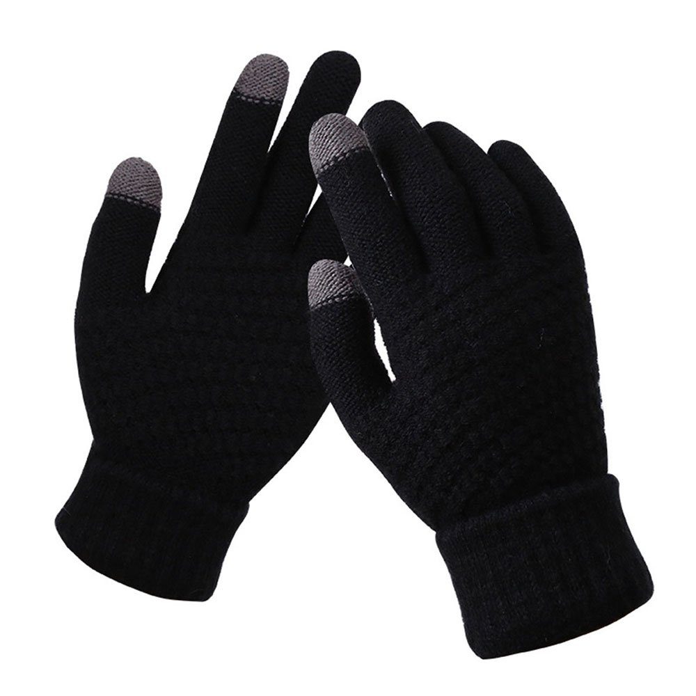 Handschuhe Baumwollhandschuhe Winter Damen CTGtree Strickhandschuhe Touchscreen Warm