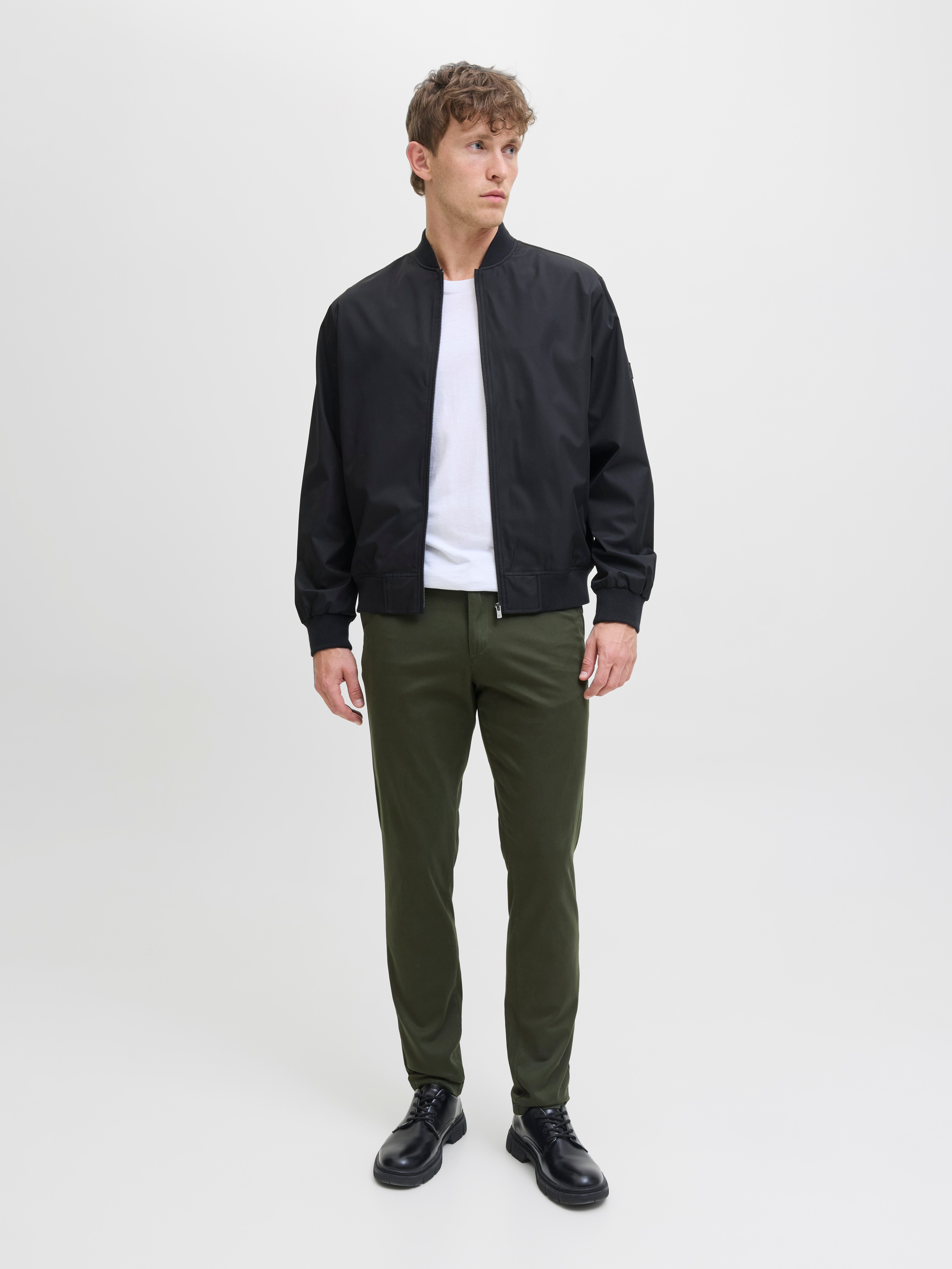 Jack & Jones Chinos JPSTMARCO mit Stretchkomfort und schmalem Bein Baumwollmischung, slim fit