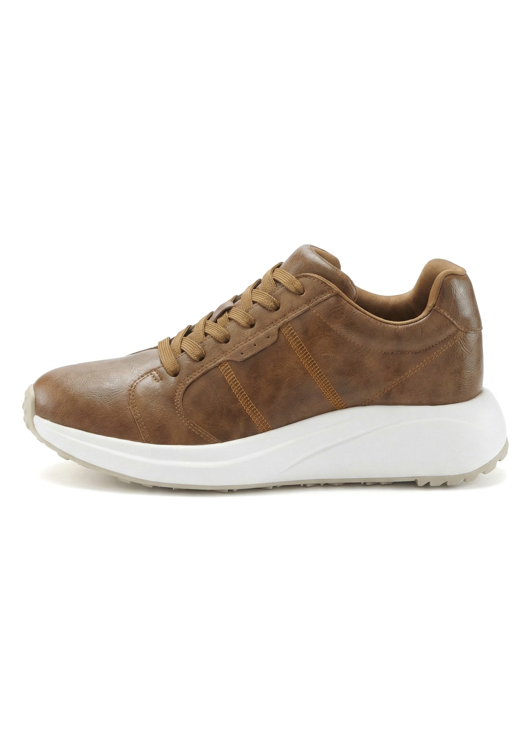 John Devin Schnürschuh, Freizeitschuh, Halbschuh, Turnschuh, Schnürhalbschuh Sneaker NEU mit modischer Sohle VEGAN