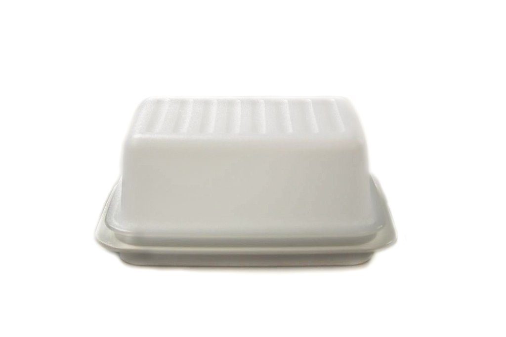 TUPPERWARE Butterdose Butterschatz weiß Kühlschrank