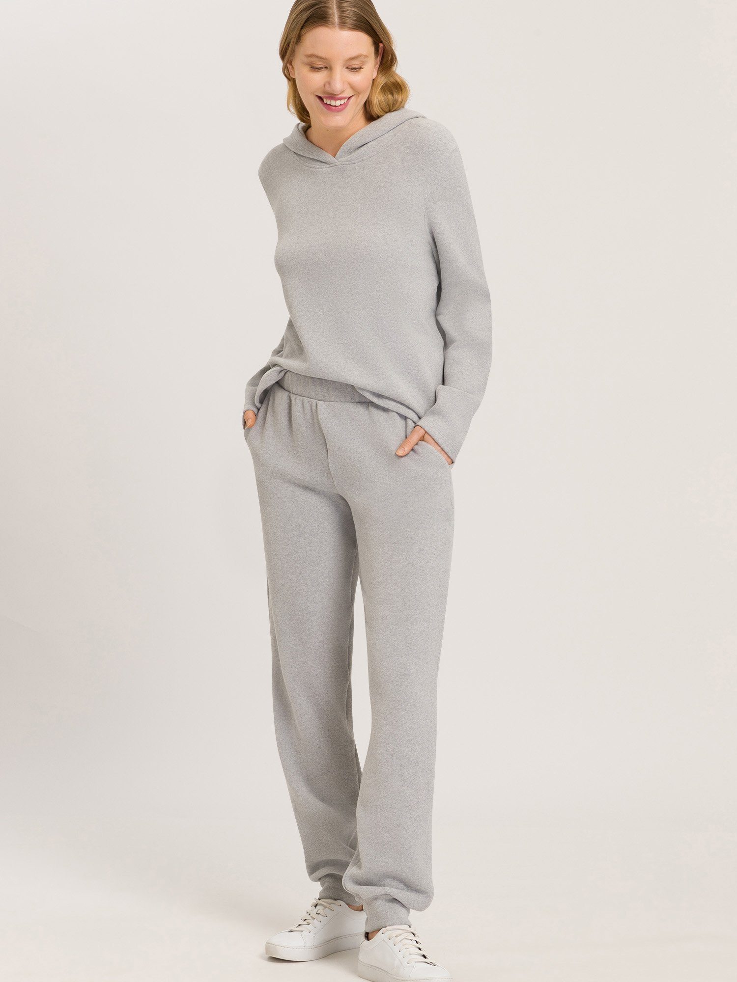 melange Hanro grey Sweatshirt Easywear classic