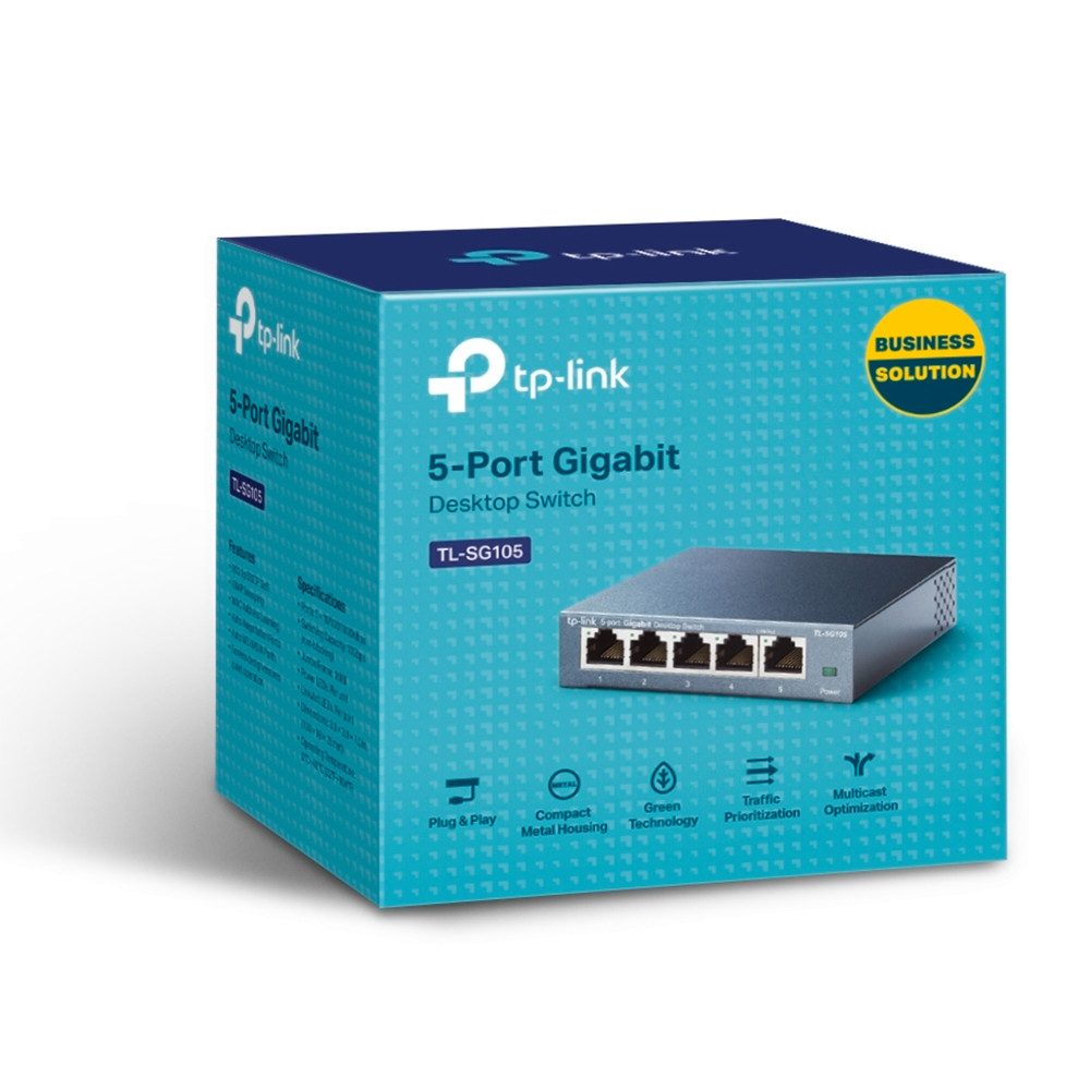 tp-link TP-Link TL-SG105 Netzwerk-Switch (Switchingkapazität: 10GBit/s (Gbps)