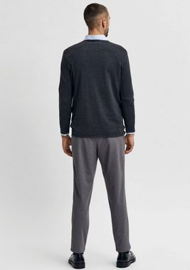 SELECTED HOMME Rundhalspullover ROME KNIT
