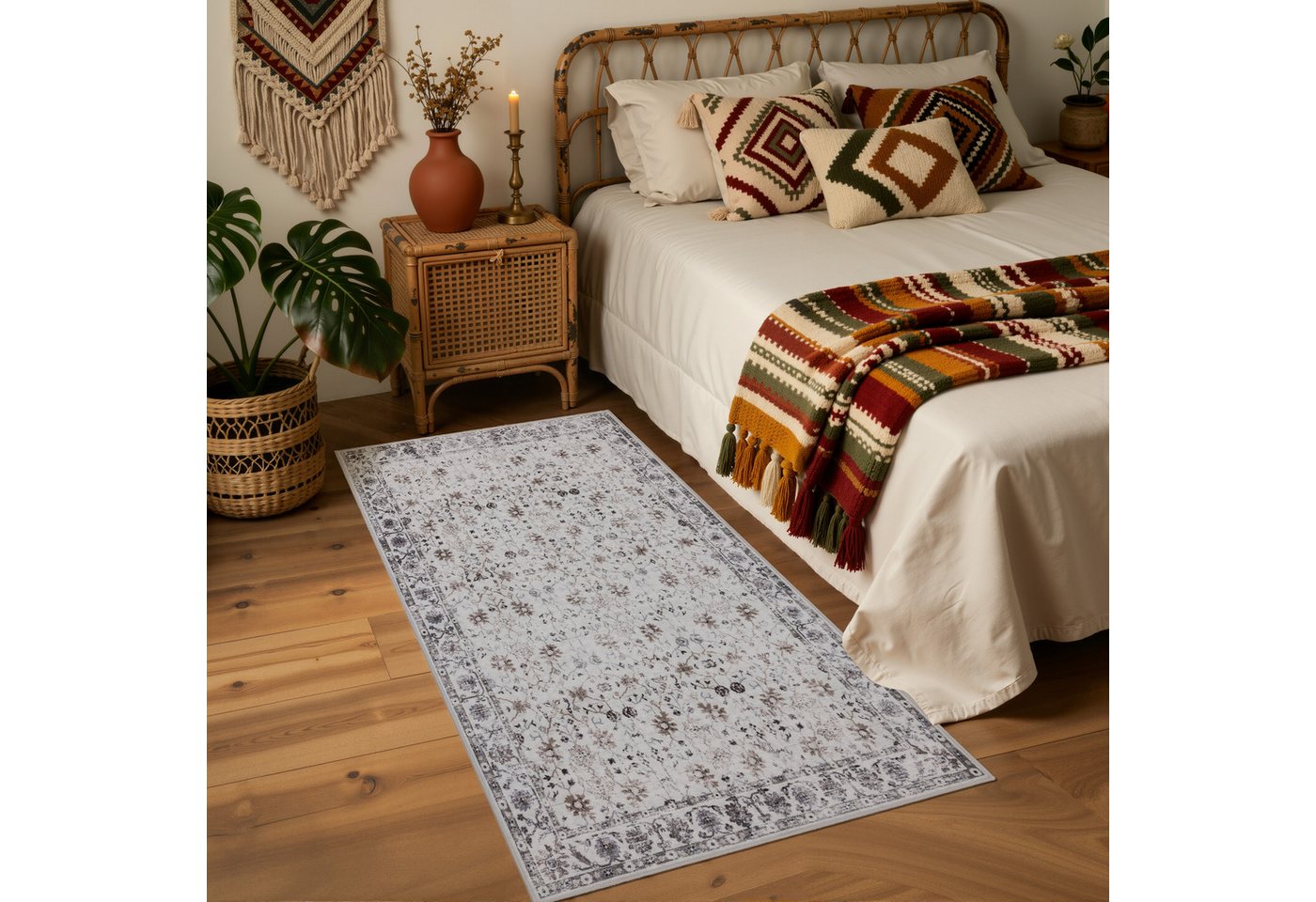 Carpettex Designteppich Vintage Orientalisch Design, Läufer, Höhe: 3 mm, Polyester