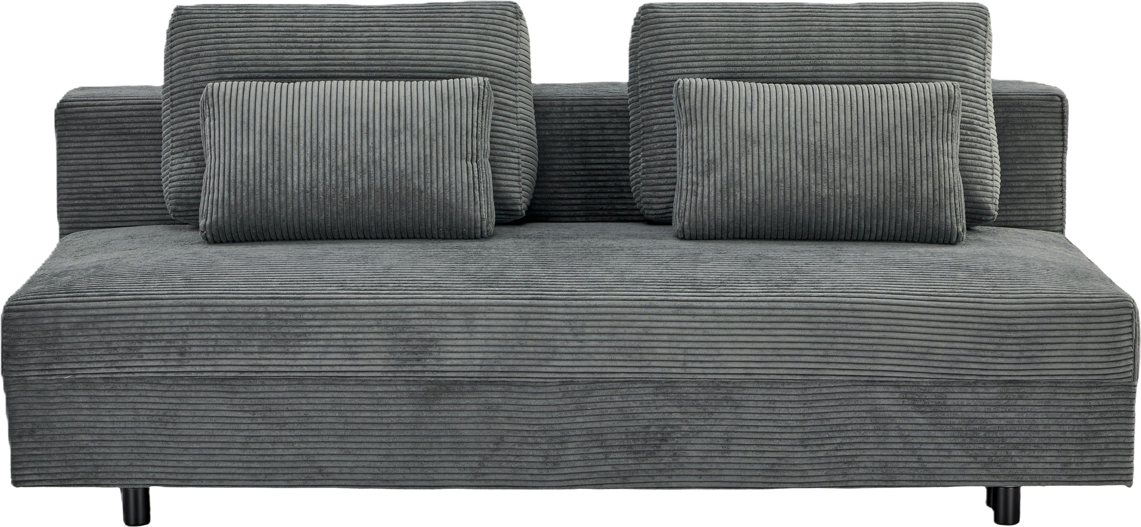OTTO home Schlafsofa ONNIKO Cord, Breite: 192 cm, Liegefläche 121x192 cm, softer Cord-Bezug, mit Bettfunktion & Bettkasten