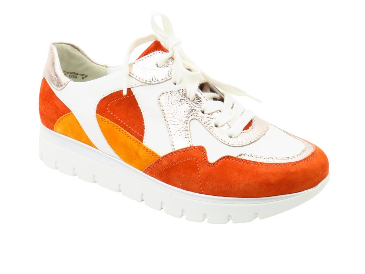 Silvia 15 mm orange puder Sneaker