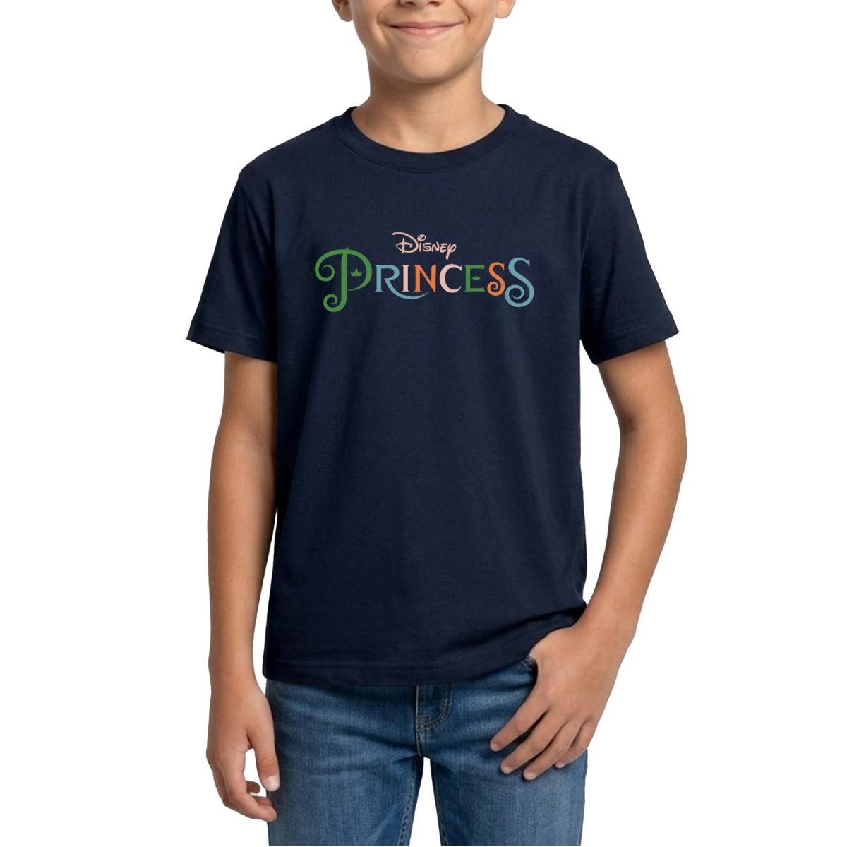 T-Shirt Disney Prinzessinnen Schriftzug Teenager T-Shirt