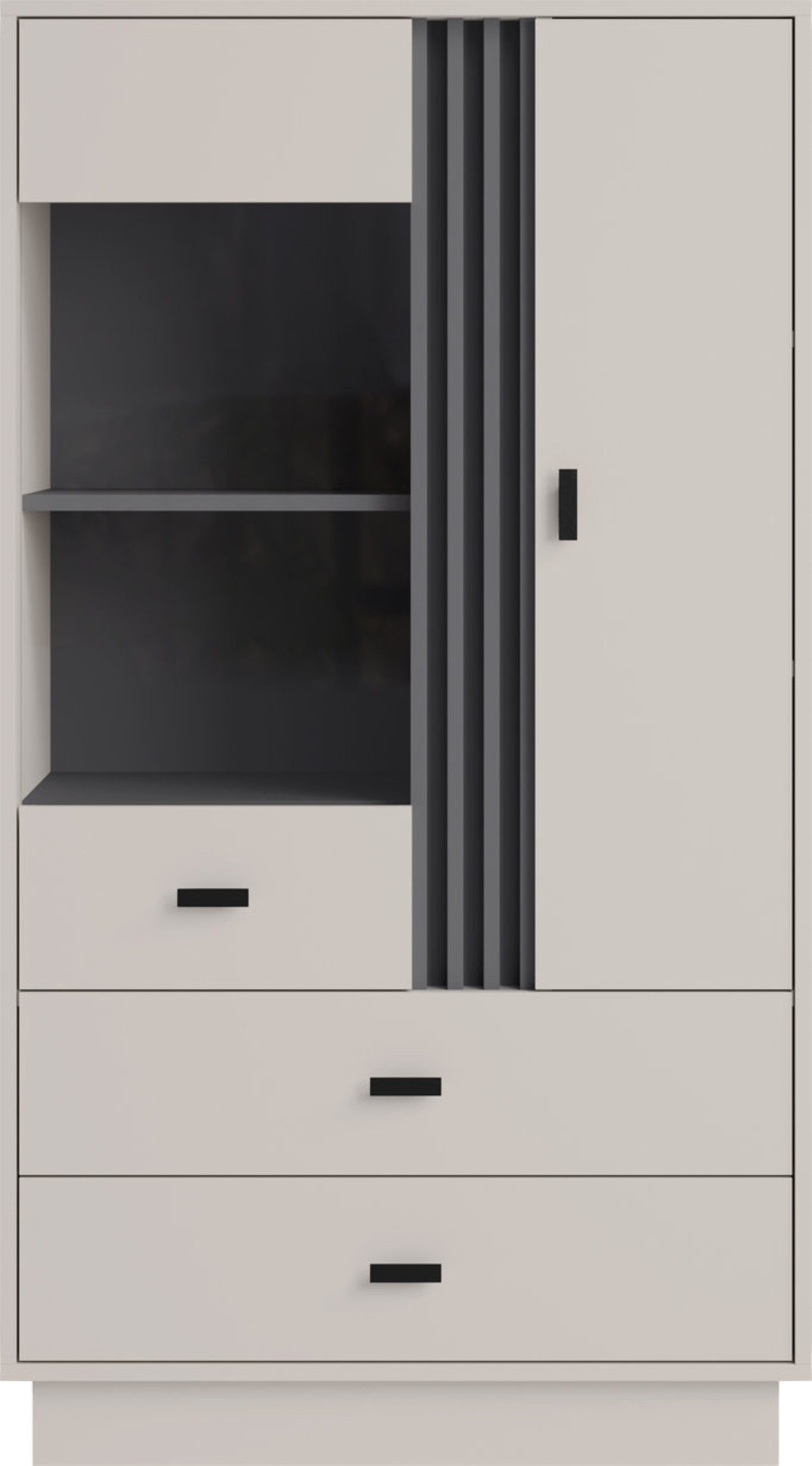 Masseno Bücherregal Standregal PUNTO 145 x 80 cm gelb