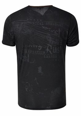 Rusty Neal T-Shirt mit Allover-Druck