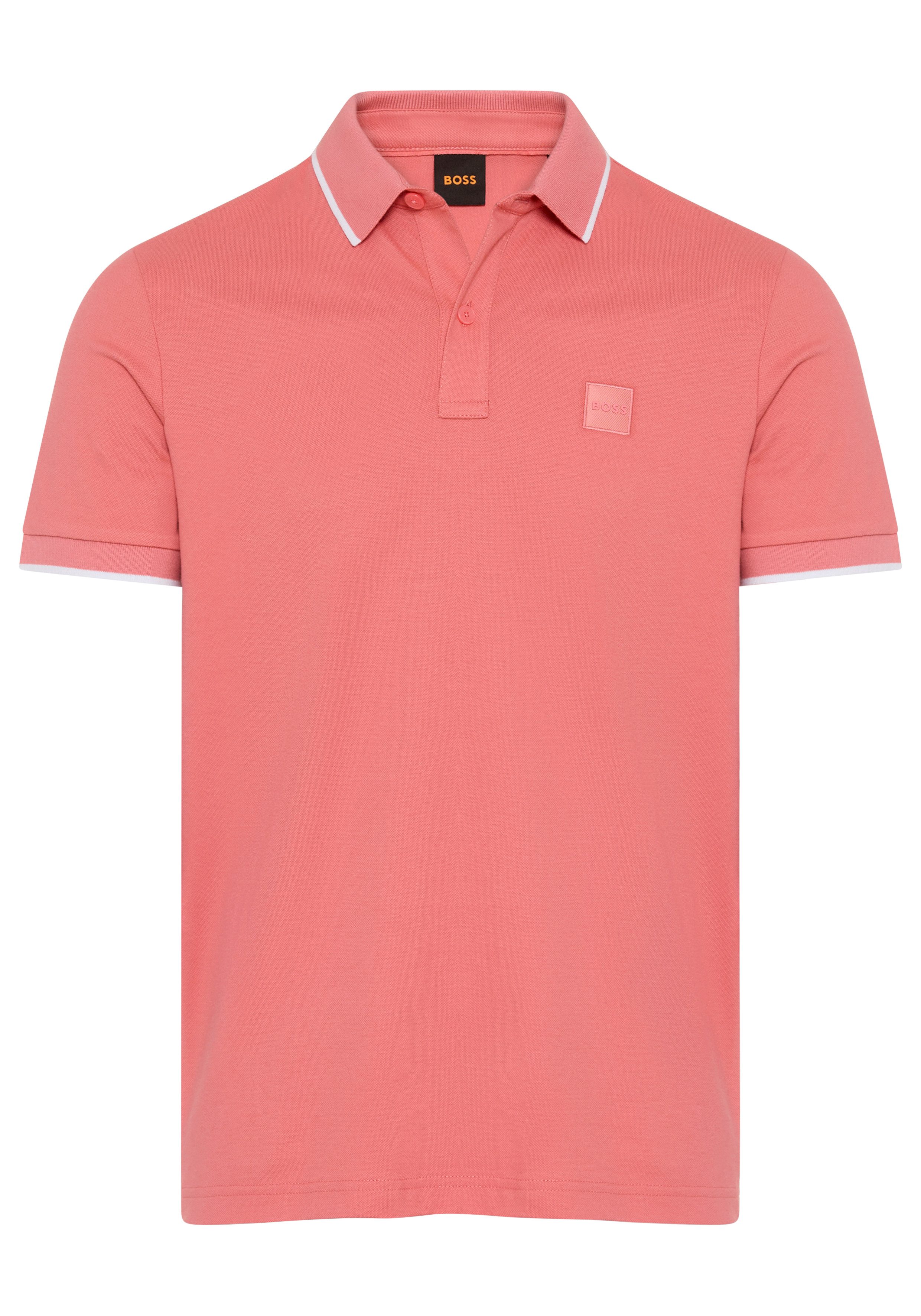 BOSS ORANGE Poloshirt Passertip mit BOSS Logo-Badge