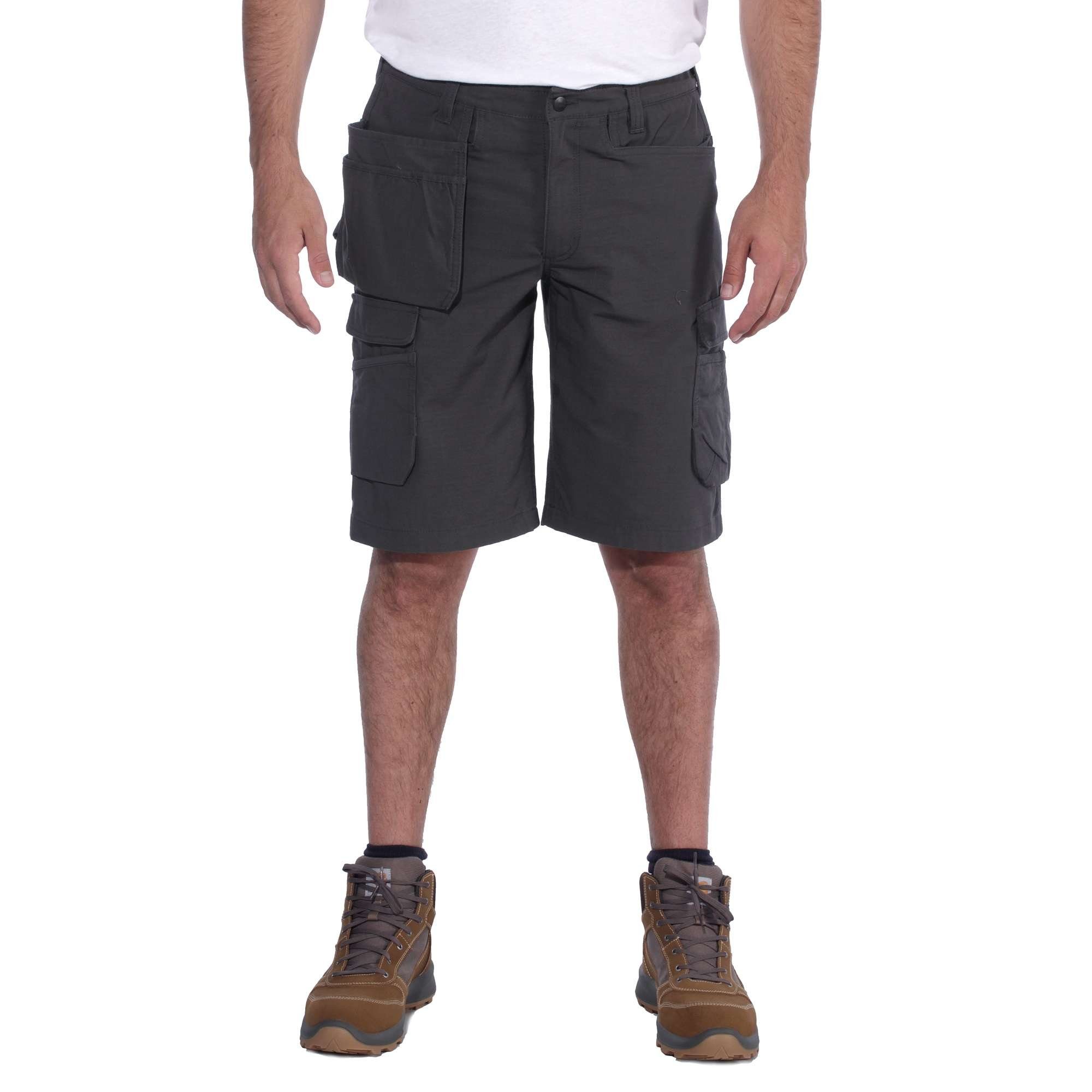 Carhartt Cargoshorts Ripstop Flex Multi Pocket Work Short Flexibles Ripstop Gewebe