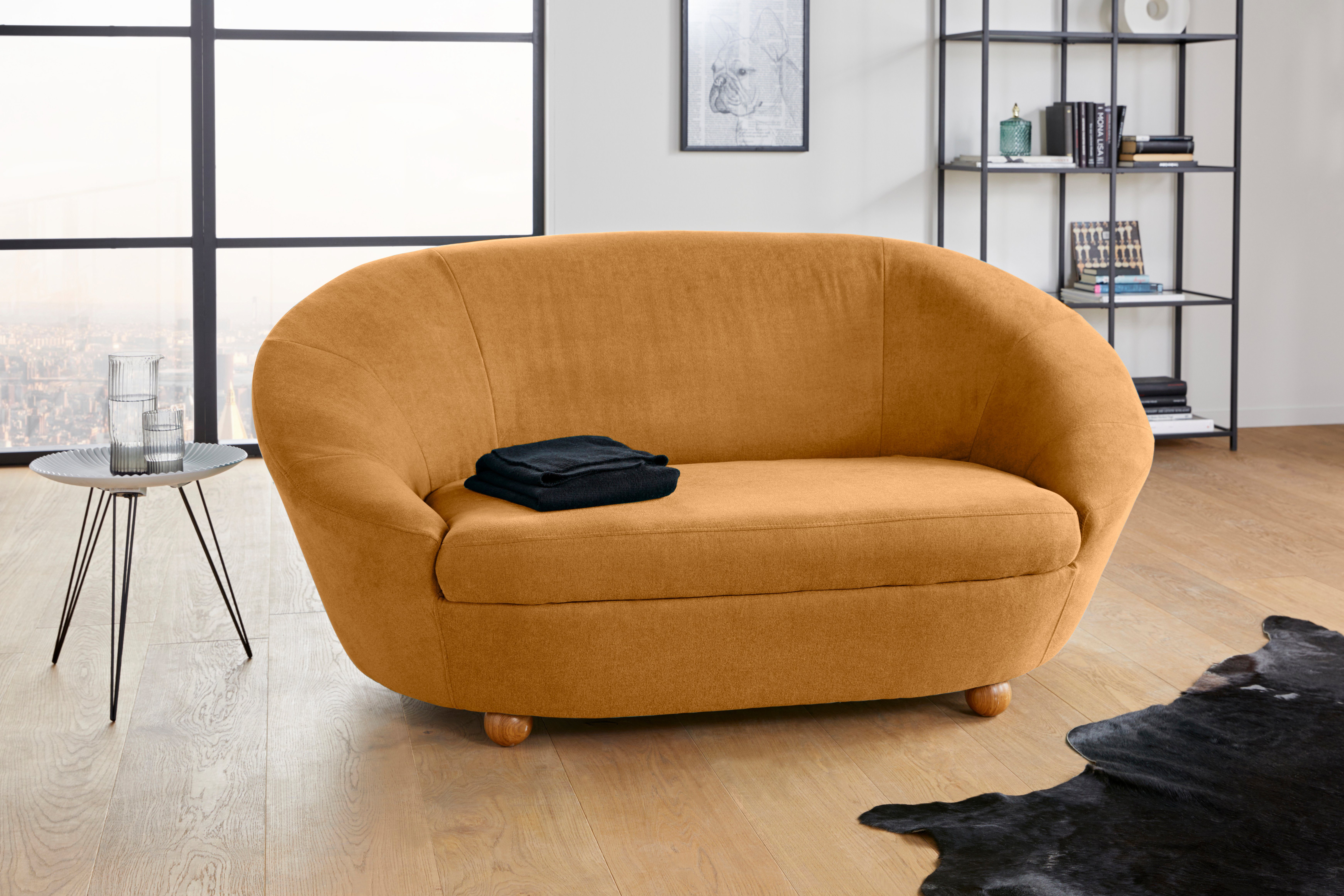 LOOKS by Wolfgang Joop Sofa LooksIV, Rundsofa, in vielen frischen Farben wählbar