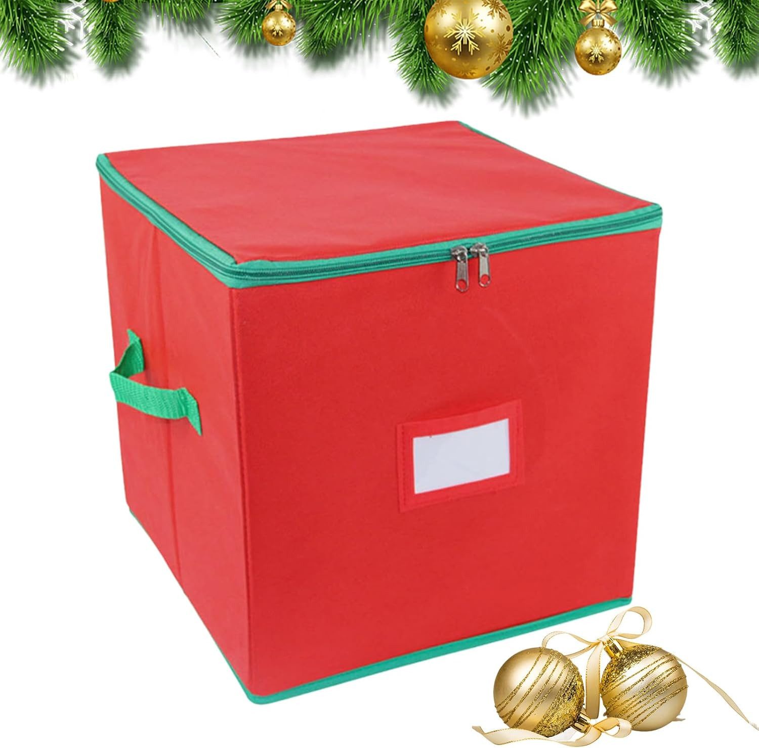 Coonoor Weihnachtsbaumkugel Weihnachtskugeln Aufbewahrungsbox, Mit Verstellbaren