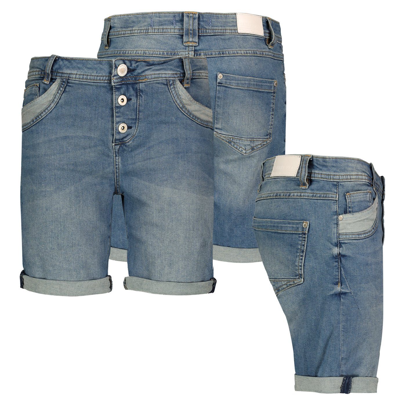 SUBLEVEL Bermudas Damen Jeans Shorts Bermuda günstig online kaufen