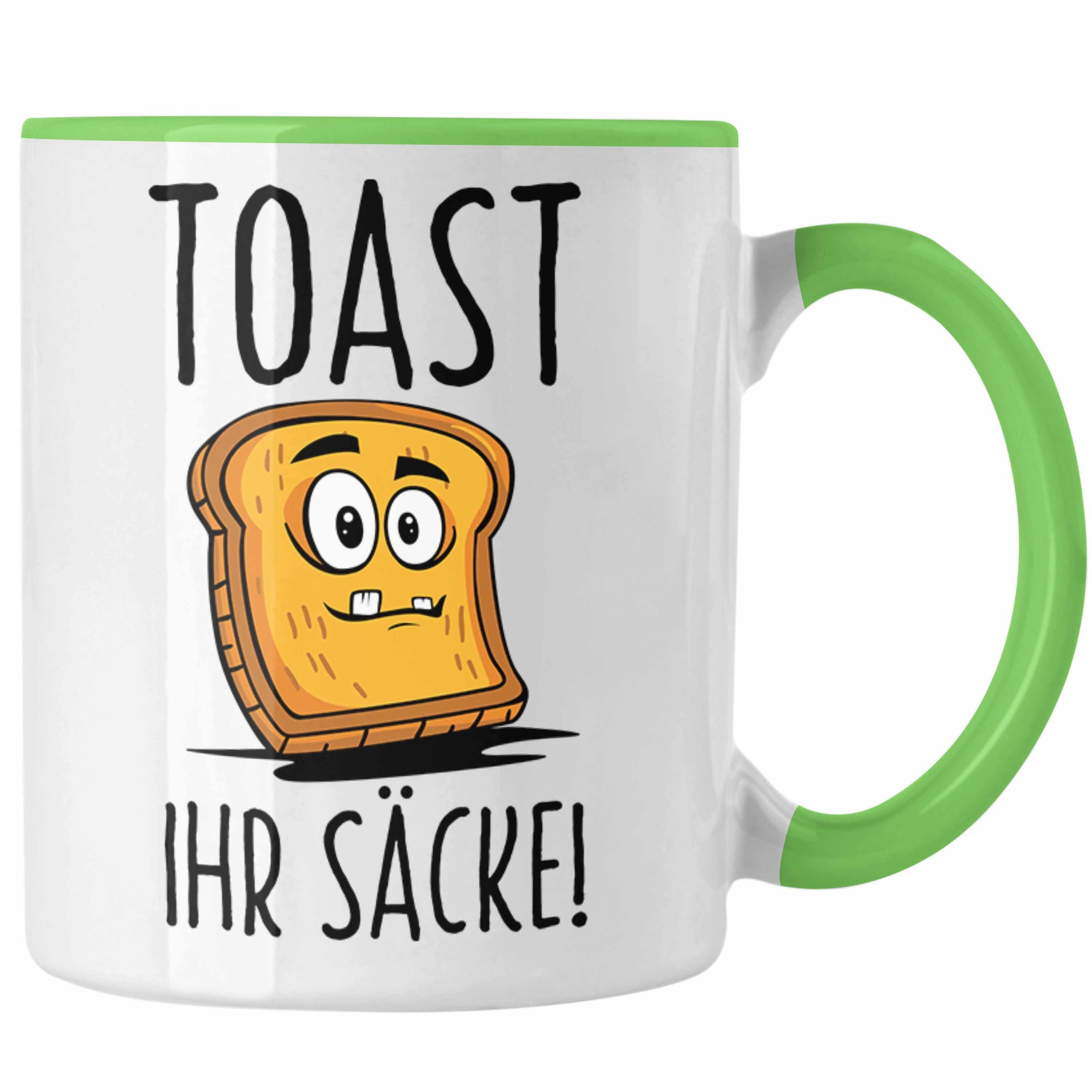 Trendation Non Säcke Toast Ihr Lustige Tasse Trendation Geschenkidee Grün - Brot Sense Tasse