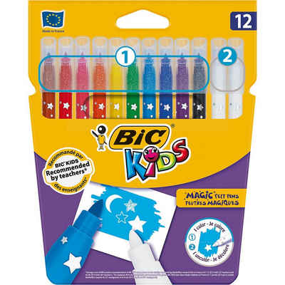 BIC Kids Filzstift »Zauber-Filzstifte, 10 Farben«