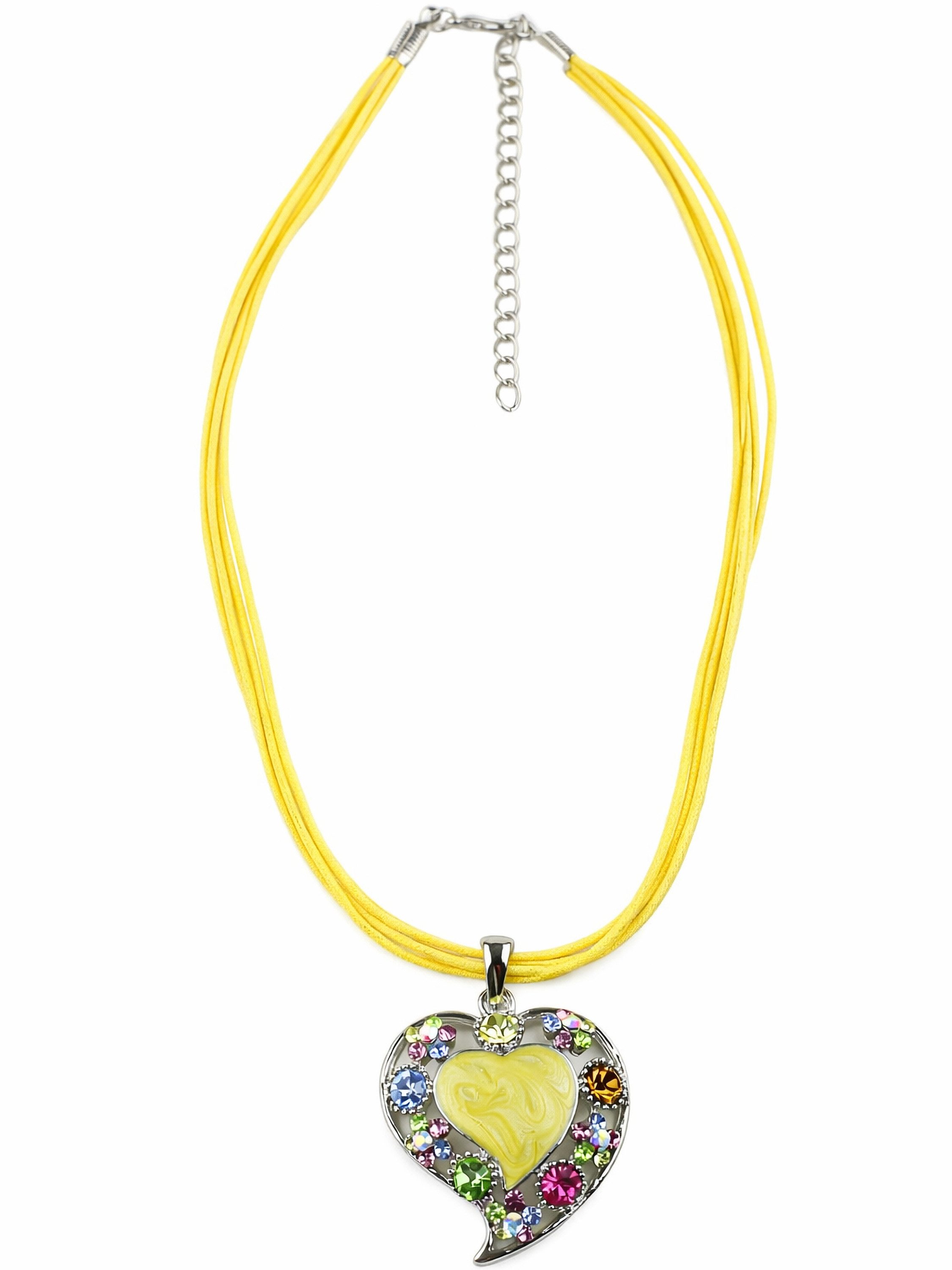 COLLEZIONE ALESSANDRO Kette mit Anhänger Barcelona, mit Herzanhänger