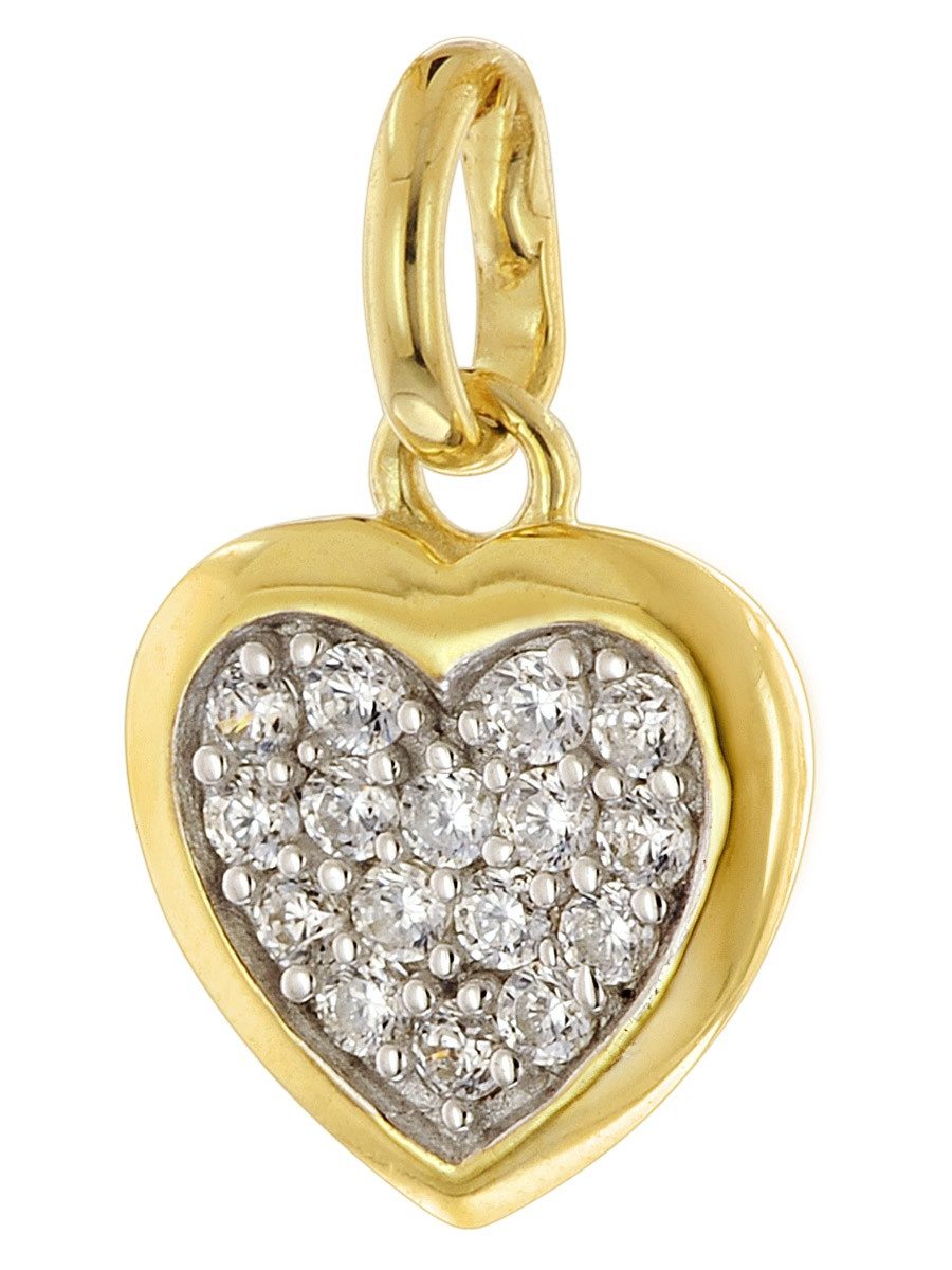 trendor Panzerkette -Anhänger Gold 333 mit goldplattierter Panzerkette günstig online kaufen