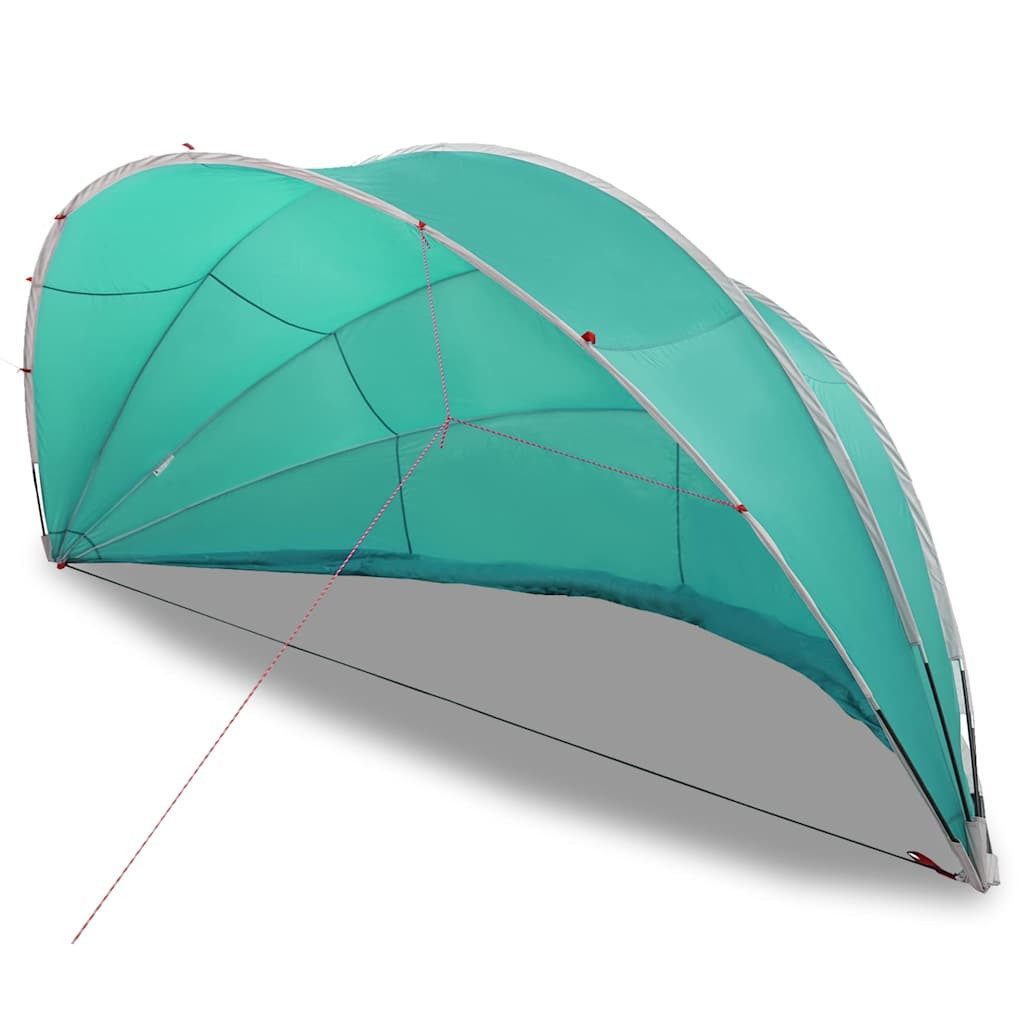 vidaXL Poolüberdachung, Pool-Dome Blau 472 x 460 x 229 cm