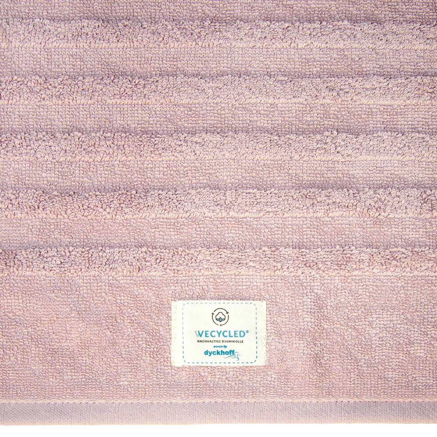 Dyckhoff Handtuch Dyckhoff Frottierserie (1-St) 'Wecycled', Mauve