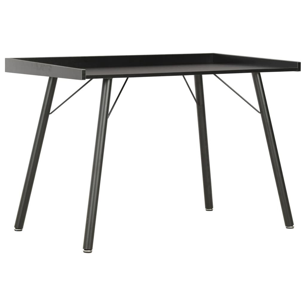 vidaXL Schreibtisch Schreibtisch Schwarz 90×50×79 cm