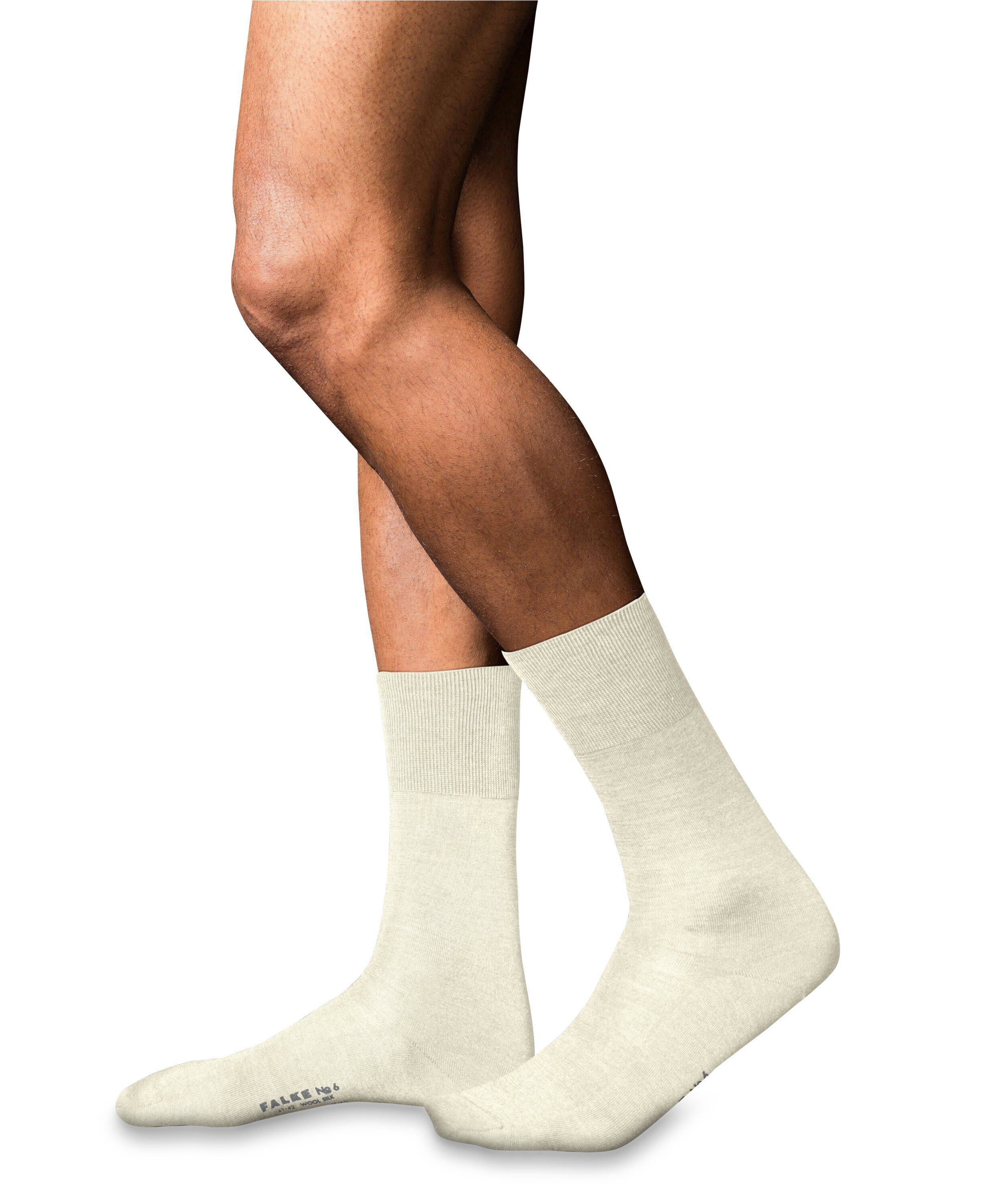 FALKE Socken No. Merino Silk & Finest (1-Paar) (2060) woolwhite 6