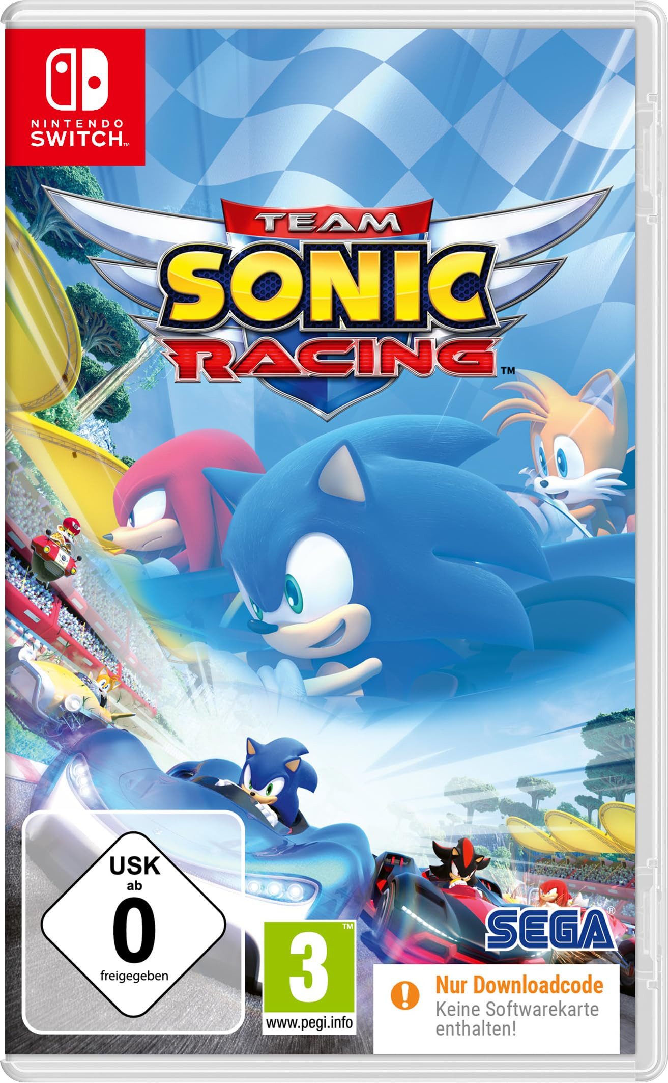Team Sonic Racing - Nintendo Switch - Code in a Box (Code in a Box), Nintendo Switch