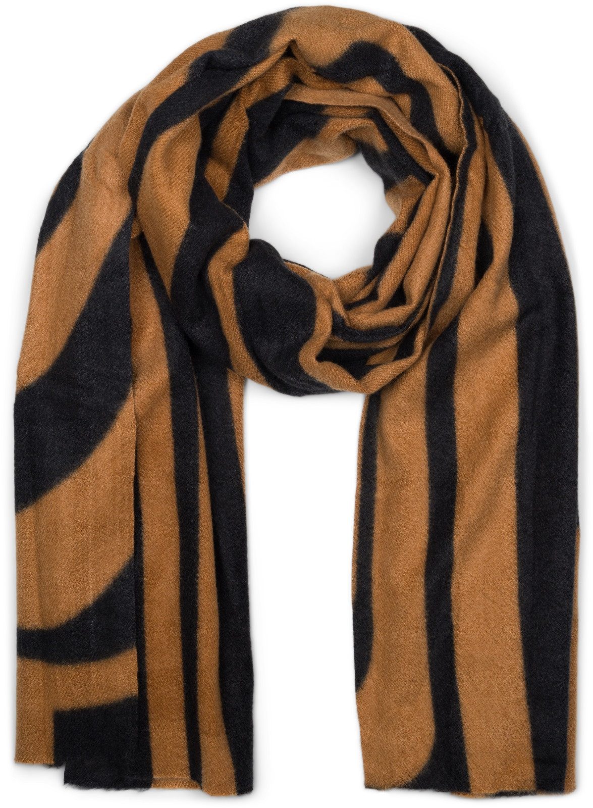 styleBREAKER XXL-Schal Schal mit Linien Muster, (1-St) günstig online kaufen