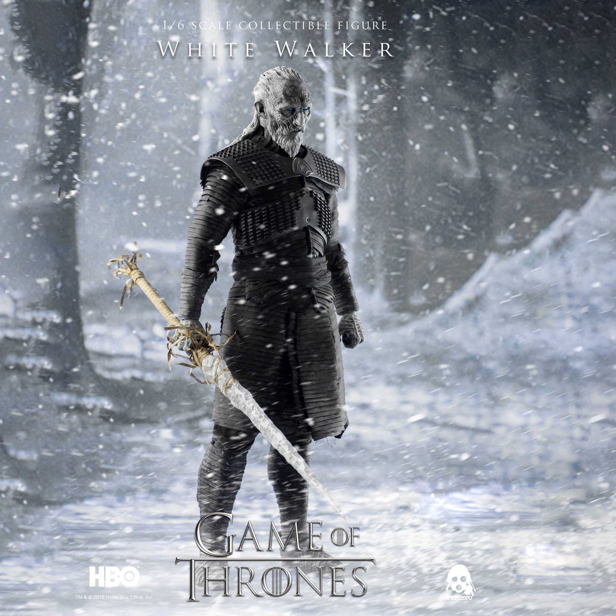 ThreeZero Actionfigur Actionfigur Weißer Wanderer 1/6, Die White Walker kommen! Die detailreiche Actionfigur eines weißen Wa