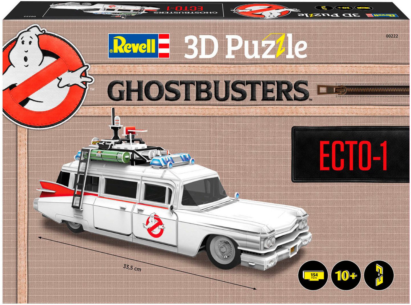 Revell® 3D-Puzzle Ghostbusters Ecto-1, 154 Puzzleteile