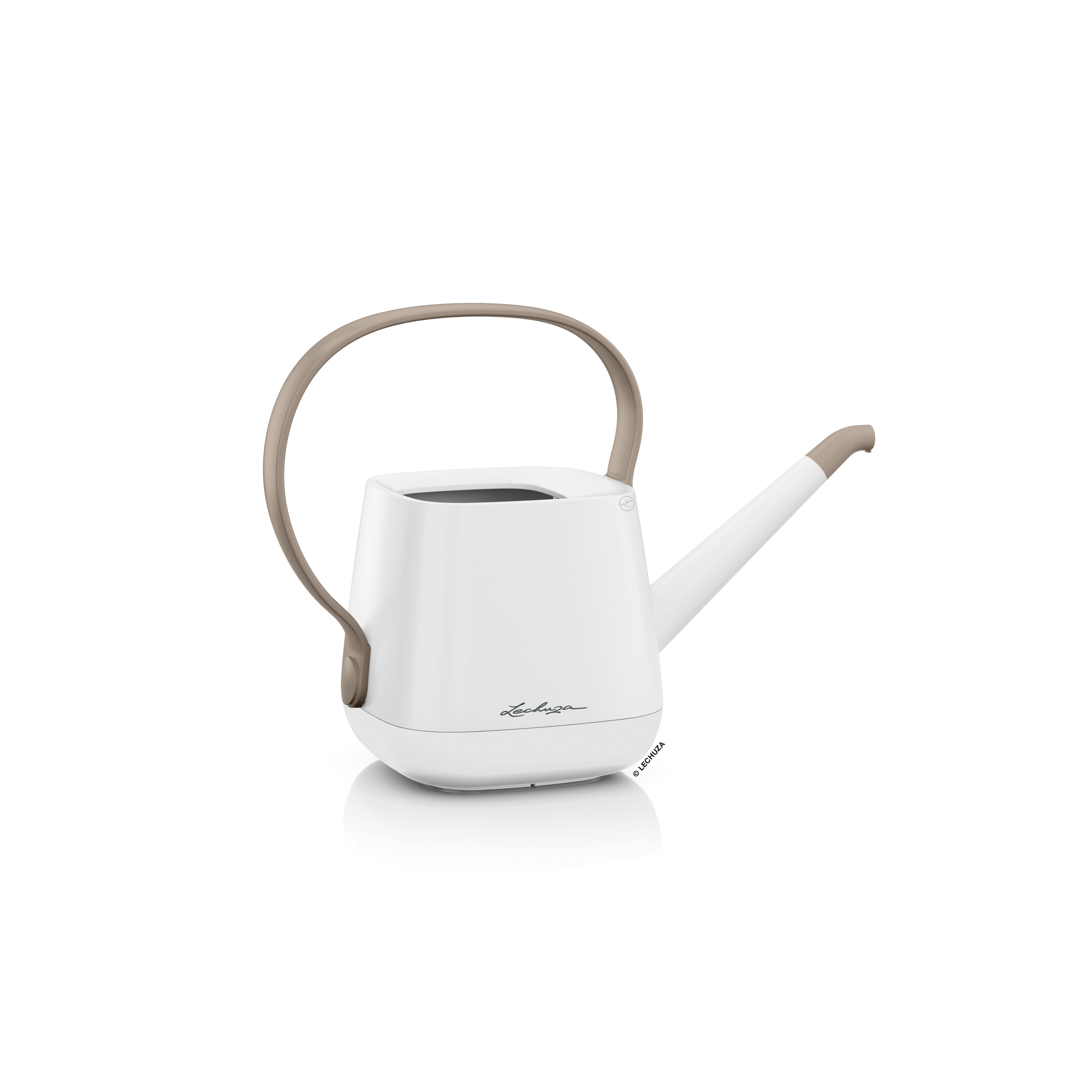 Lechuza® Gießkanne Lechuza Gießkanne Yula 1,7l weiß-taupe Kunststoff 13910