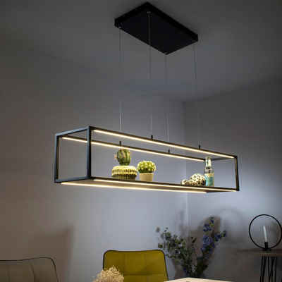 Places of Style LED Pendelleuchte »Cashel«, LED Pendelleuchte, warmweißes Licht, 3000 K, inkl 3-Stufen-Touchdimmer