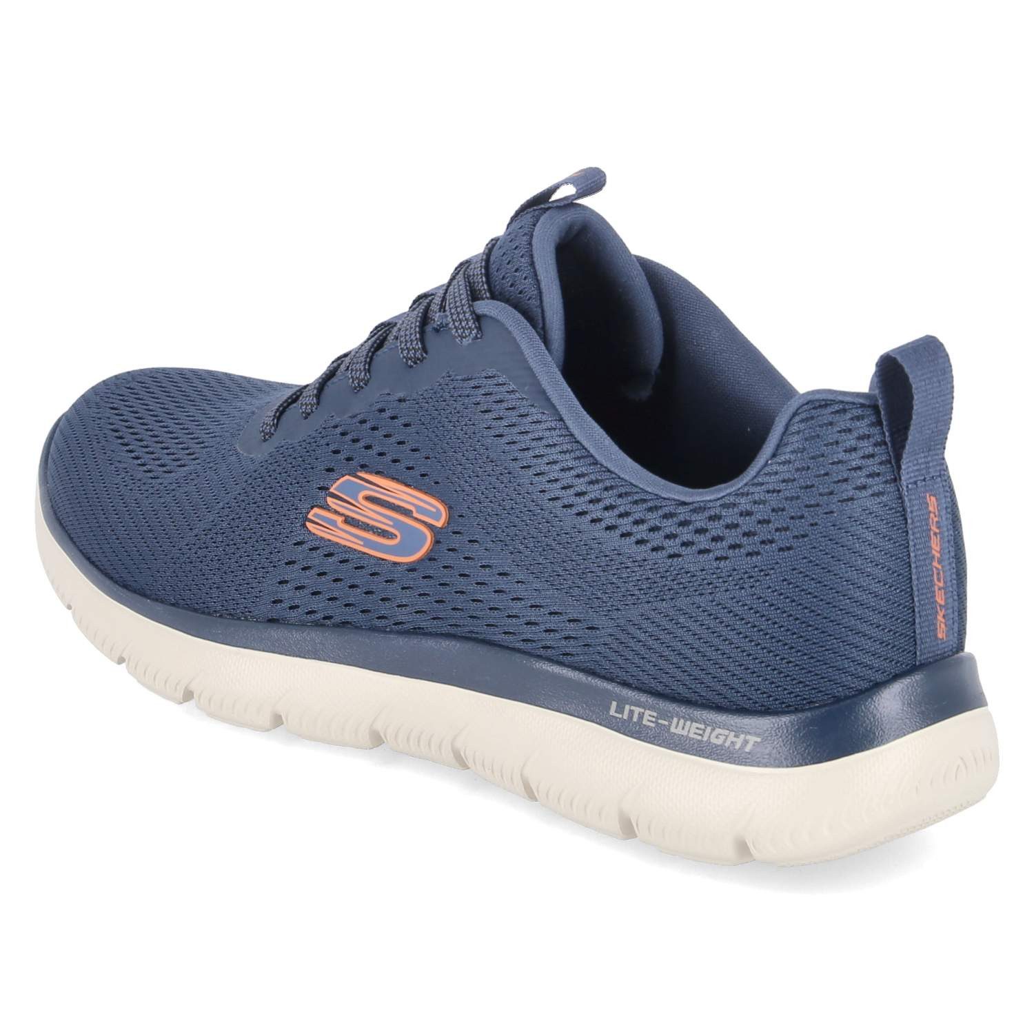 Skechers Skechers Slip On Sneaker 232963 NVOR Herren Textil blue Schnürschuh – Bild 3 von 5