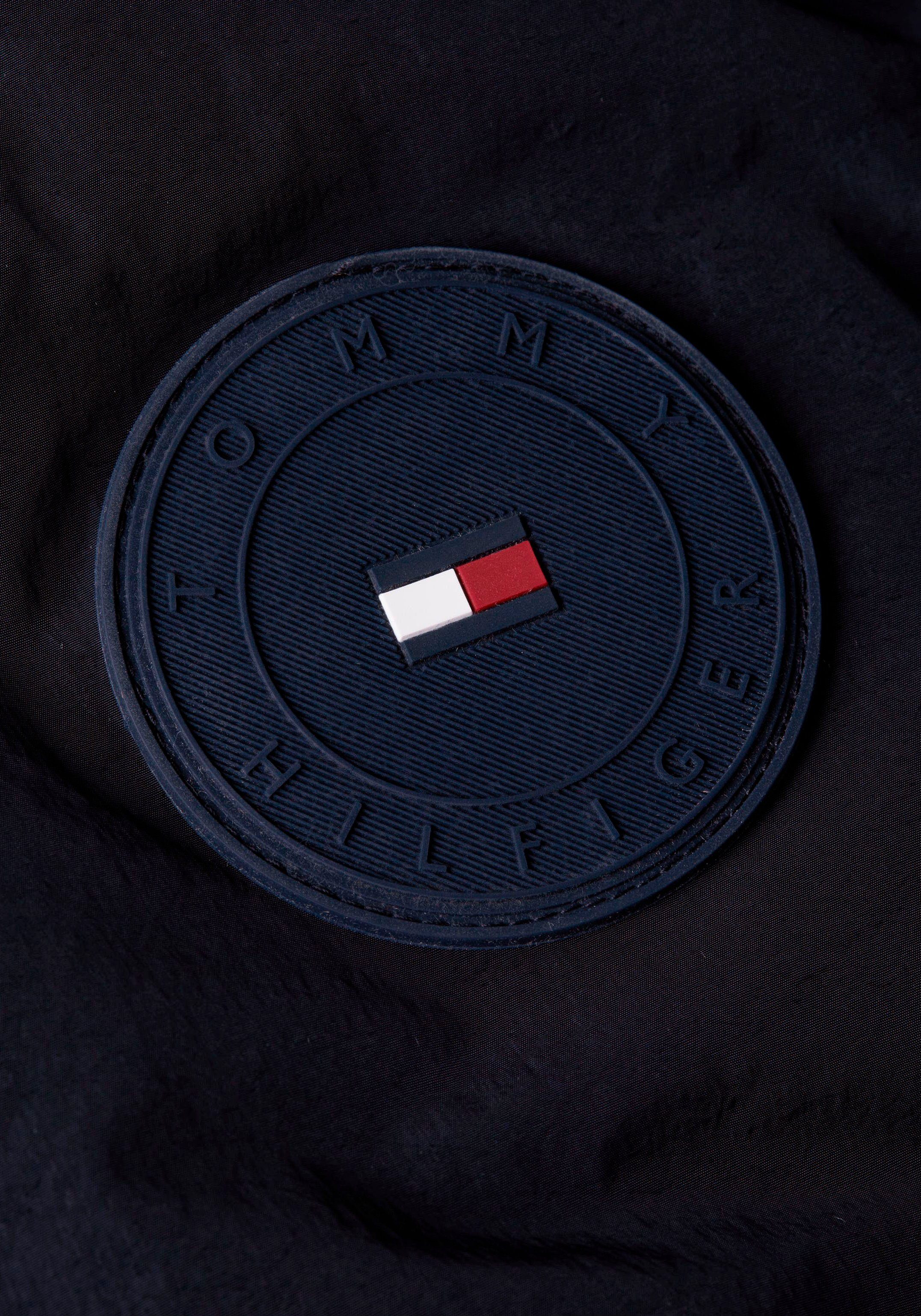 Tommy Hilfiger Bindebändern Wintermantel dunkelblau mit