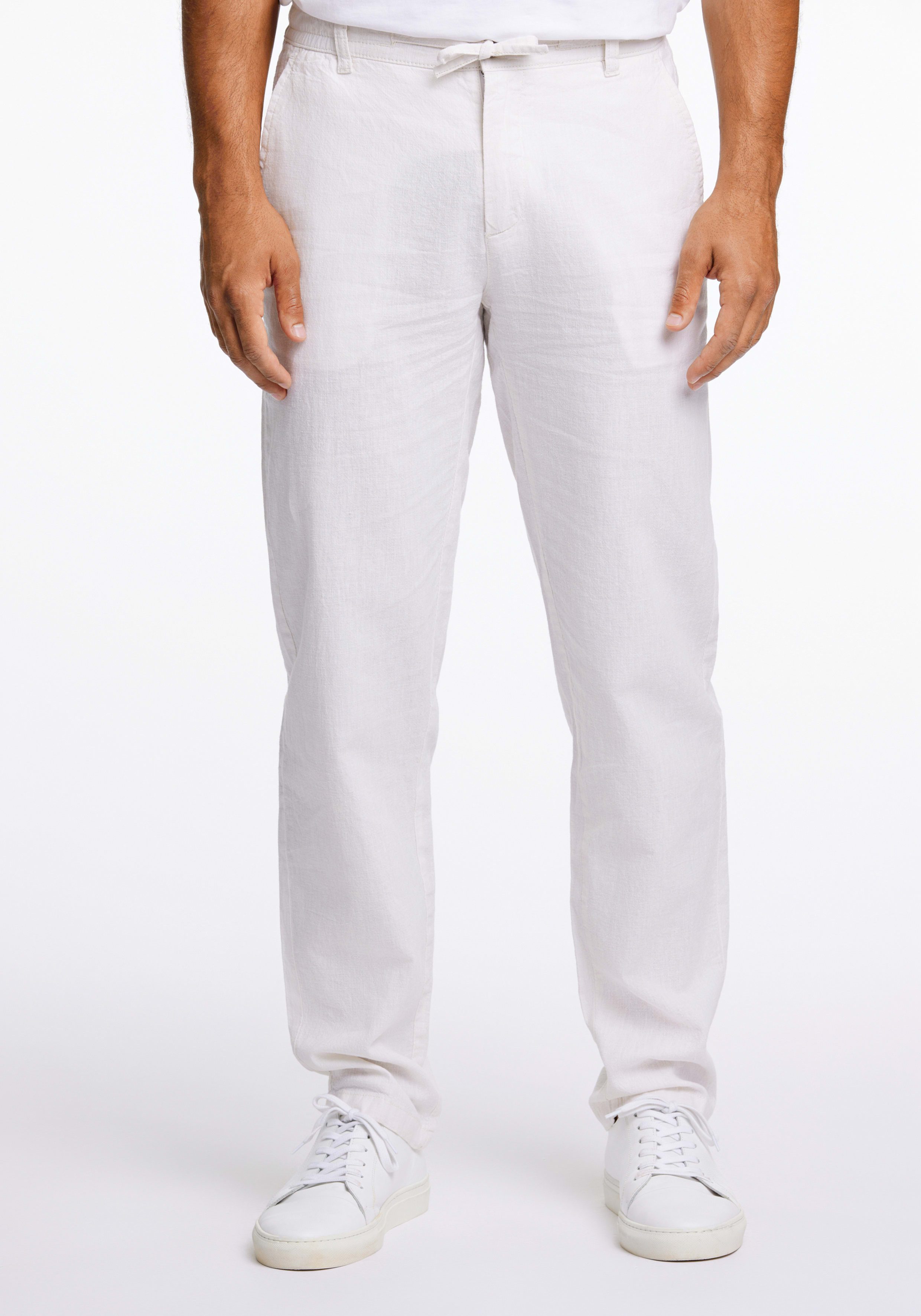 LINDBERGH Leinenhose mit Gummizug und Kordel