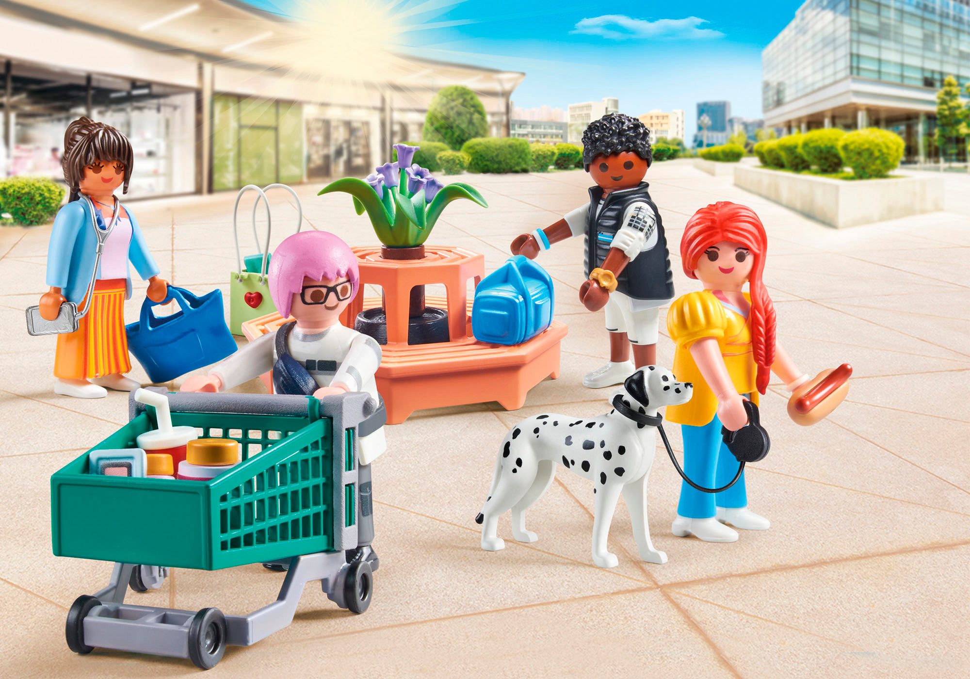 Playmobil® My Figures: Shopping (71541), My Life Konstruktions-Spielset, (80 St), Made in Europe