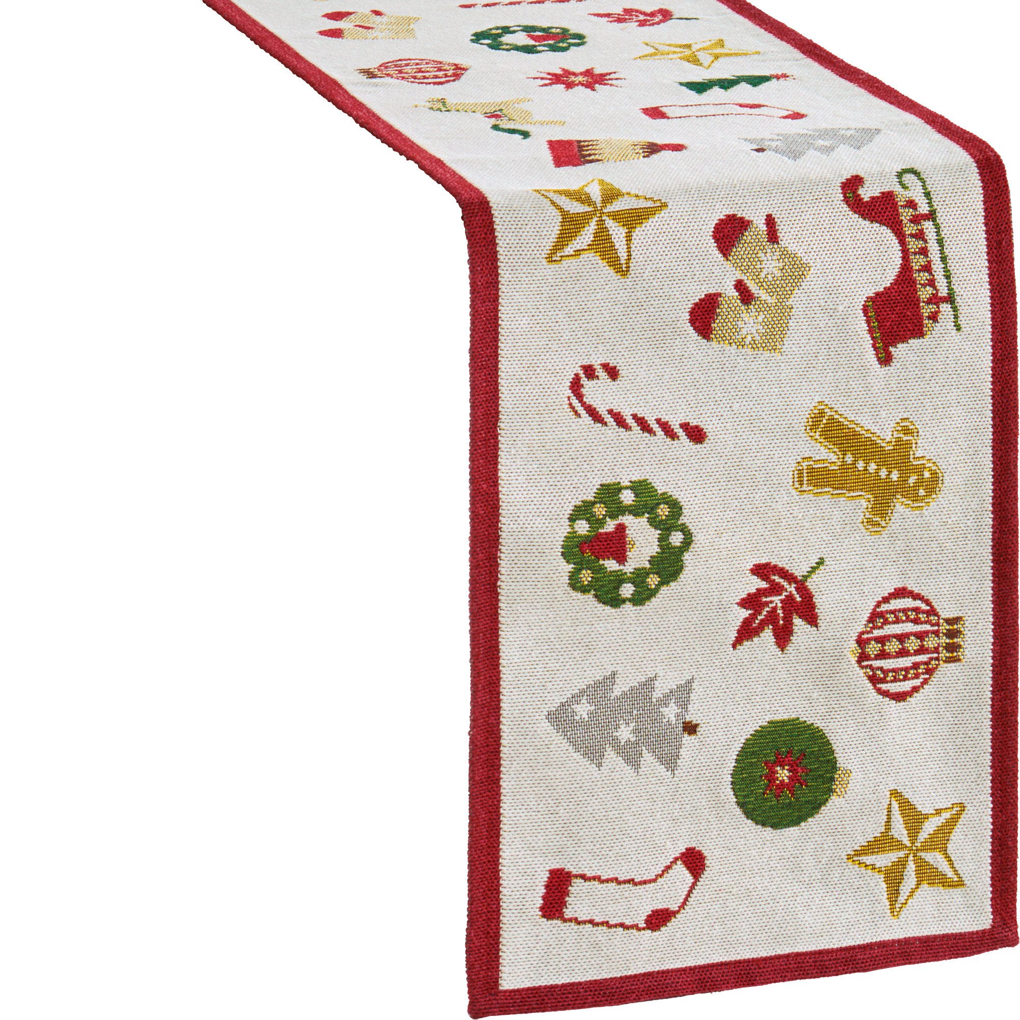 sander table + home Tischdecke Tischband "X-Mas Wonders", Gobelin Motiv