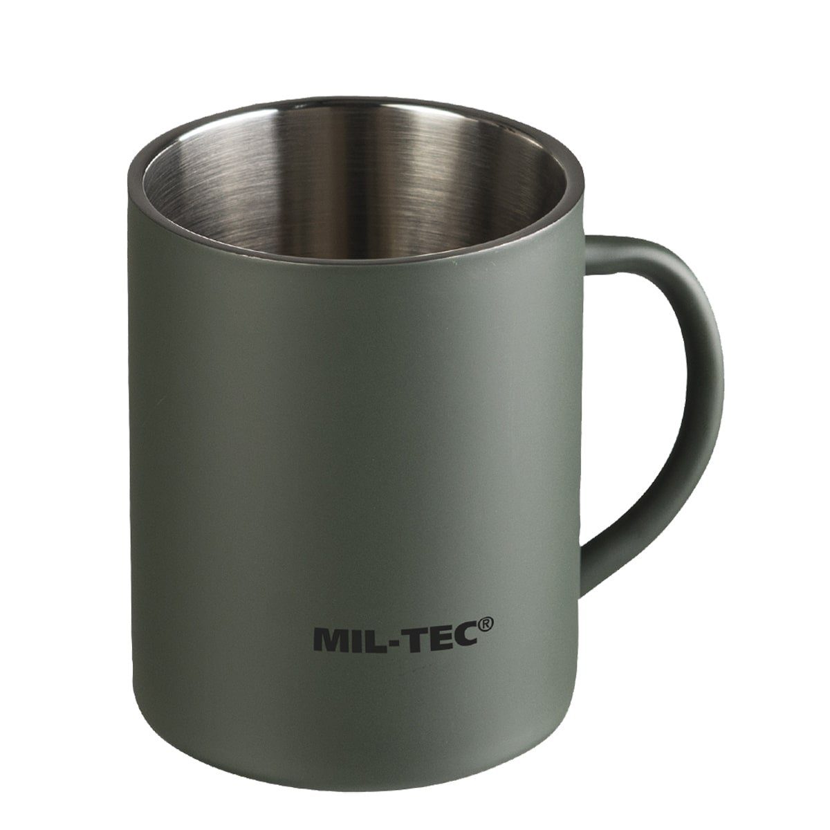 Mil-Tec Becher Militär Trinkbecher Insulated, Edelstahl